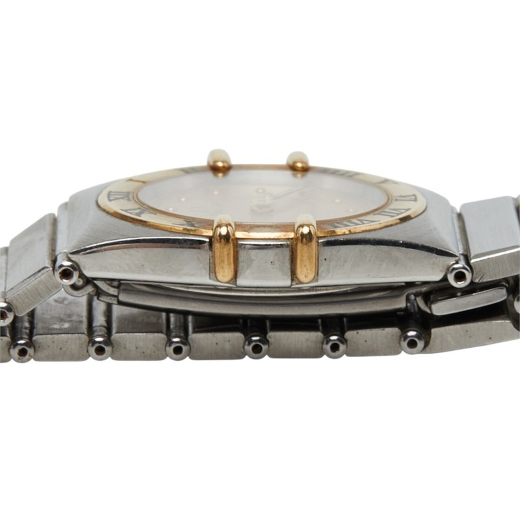 Omega Constellation mit goldenem Zifferblatt, 21 mm Uhr