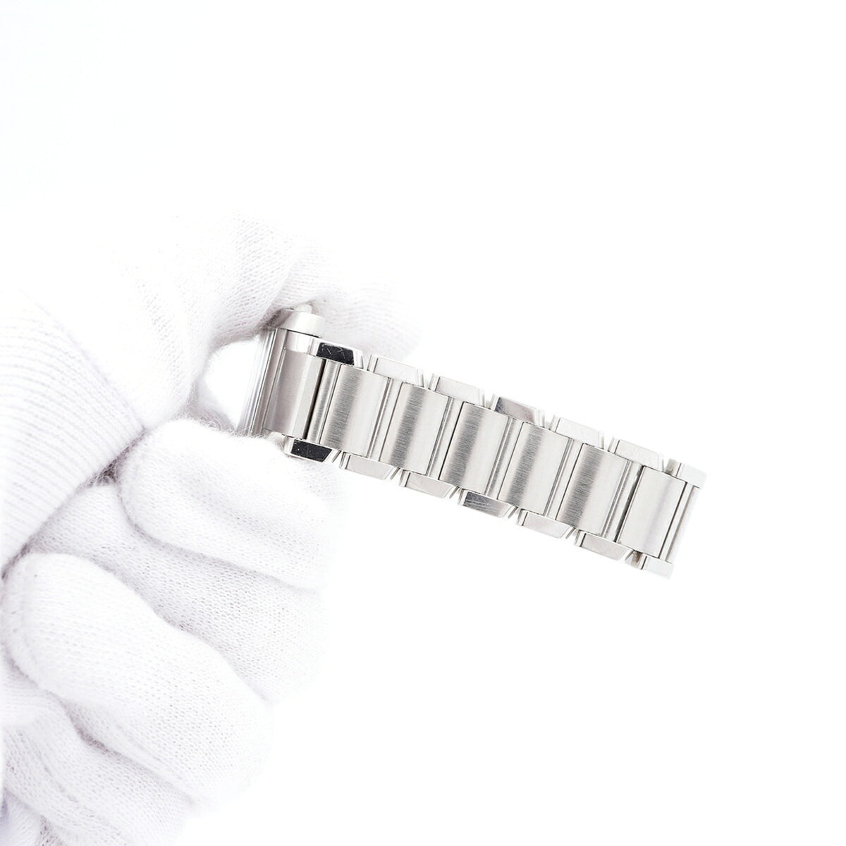 Cartier Tank Française SM W51008Q3 horloge met ivoorkleurige wijzerplaat, 20 mm