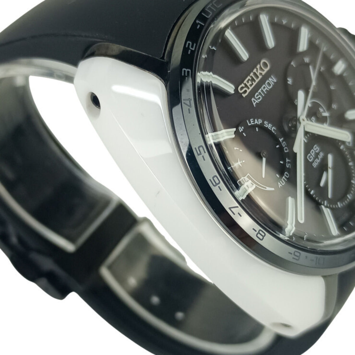 Seiko Astron Revolution Line HONDA e 5X53-0AW0 SBXC075 Schwarz Zifferblatt 45 mm Uhr