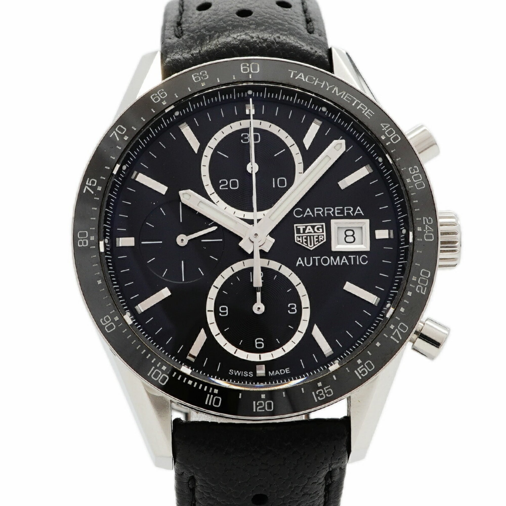 TAG Heuer Carrera Calibre 16 CV201AJ Black Dial Men's Watch