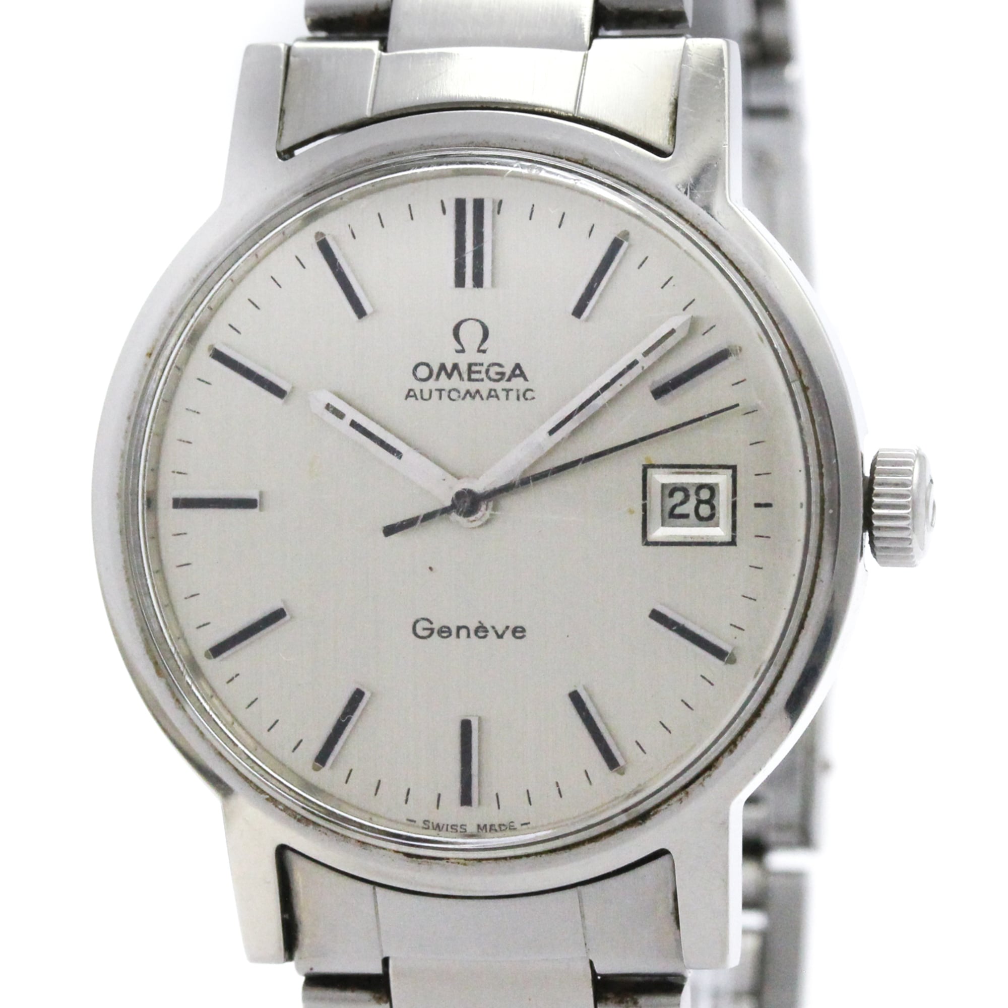 OMEGA Geneve Cal 1481 Steel Automatic Mens 166.0098 Vintage