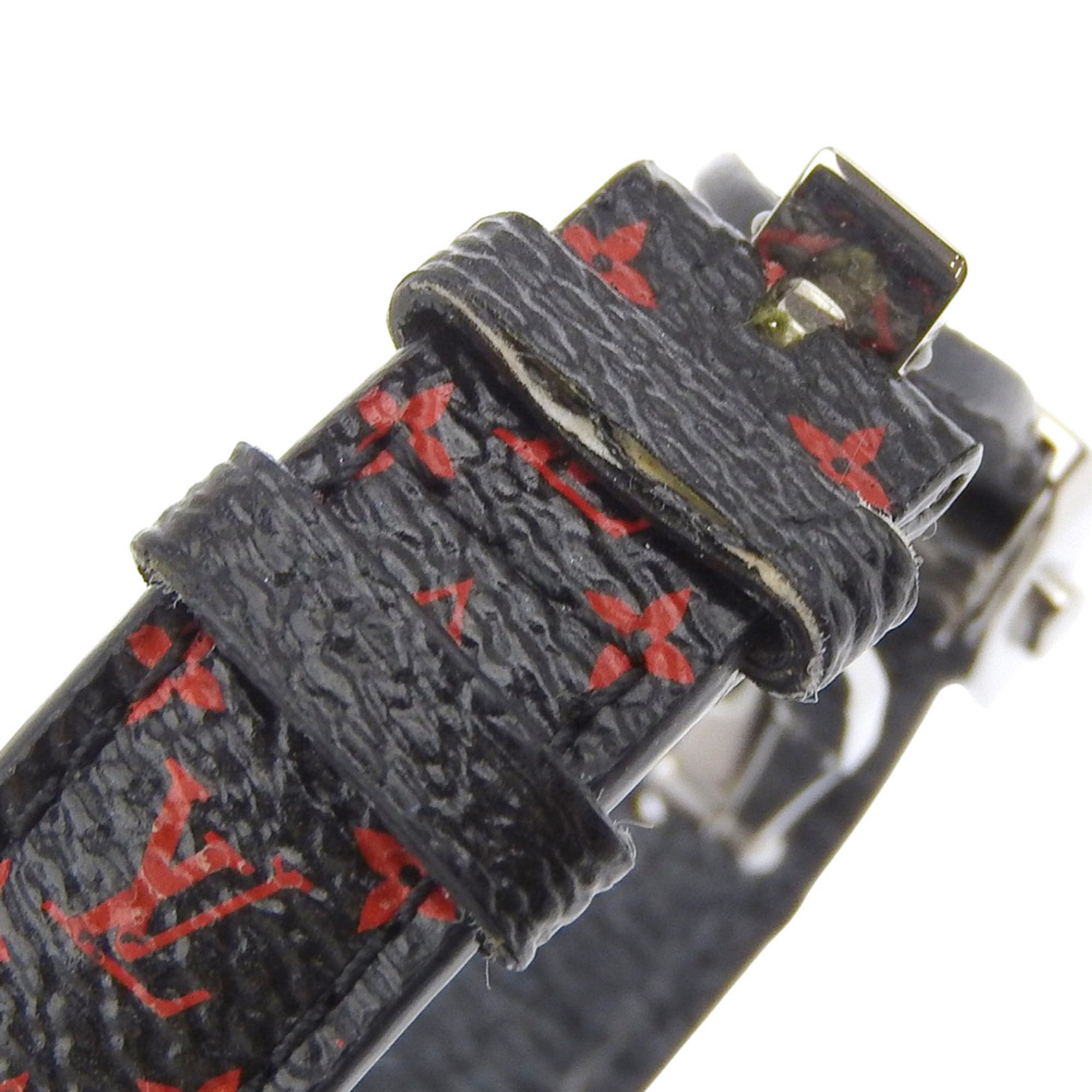 Louis Vuitton Tambour Slim-horloge, 8 diamanten, Q12MGA, roestvrij staal en leer, quartz uurwerk, analoge wijzerplaat, zilveren wijzerplaat, damesmodel