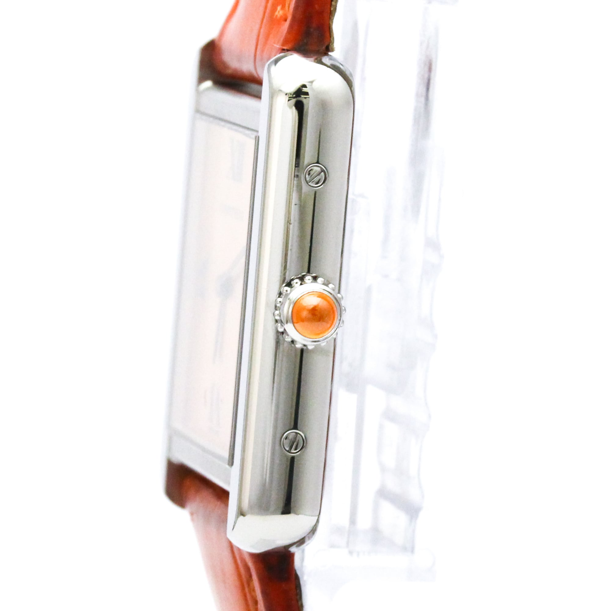 Cartier Tank Solo W1019455 Orange Dial 24mm Watch