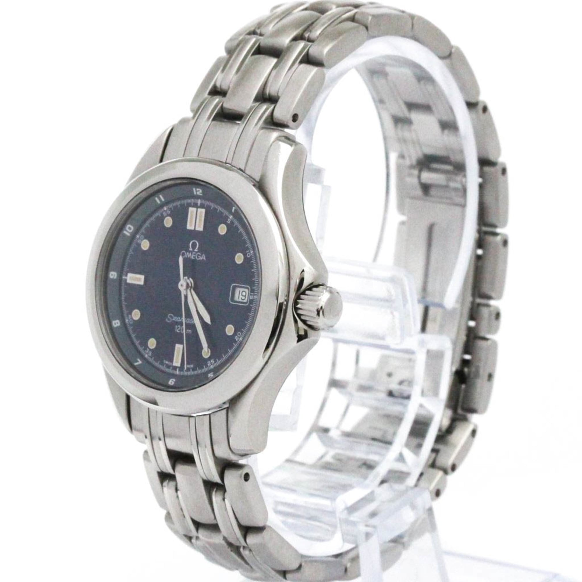 OMEGA Seamaster 120M Steel Quartz Ladies Watch 2571.80 Polished