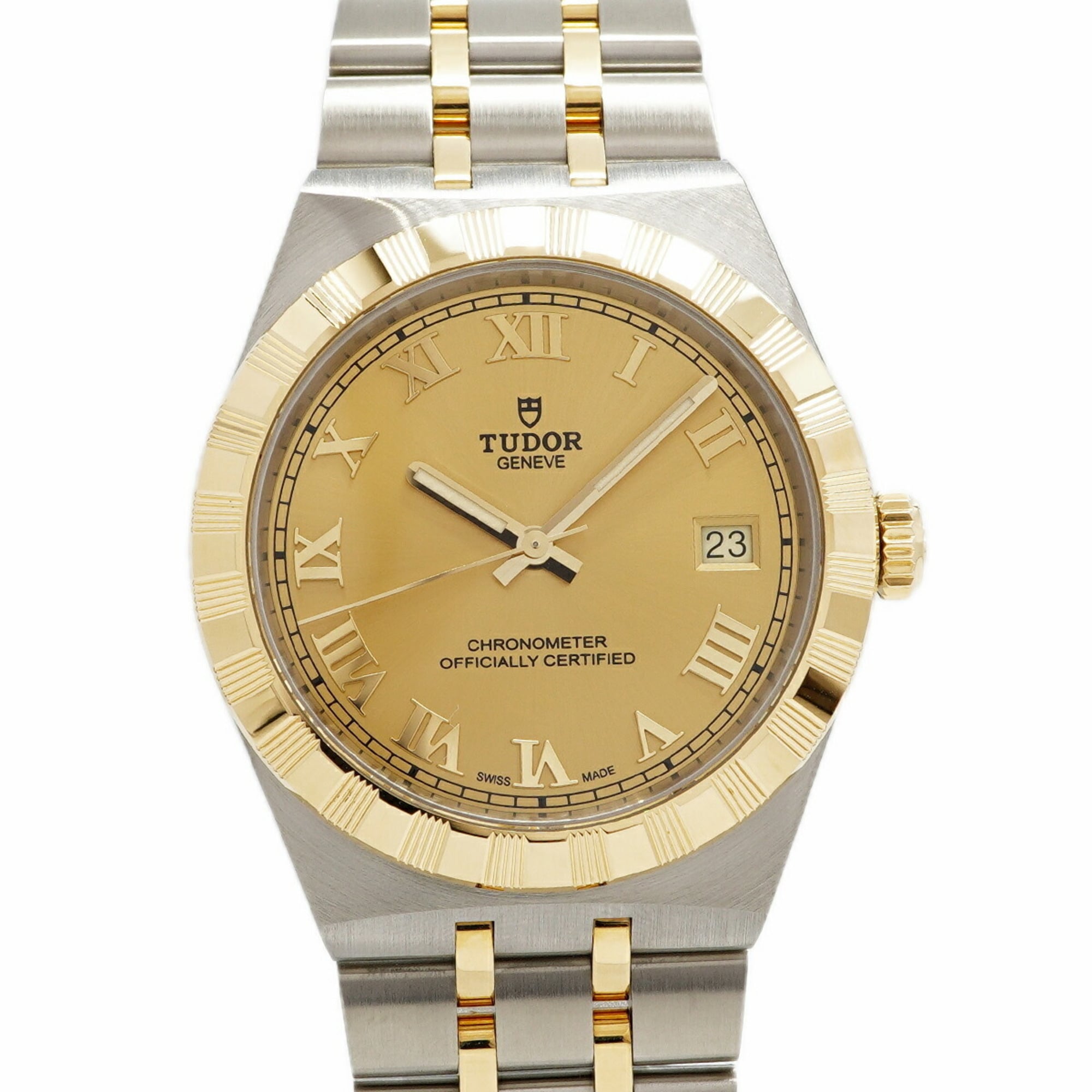 Tudor Royal 2836C1A3 Gold Dial 36mm Watch