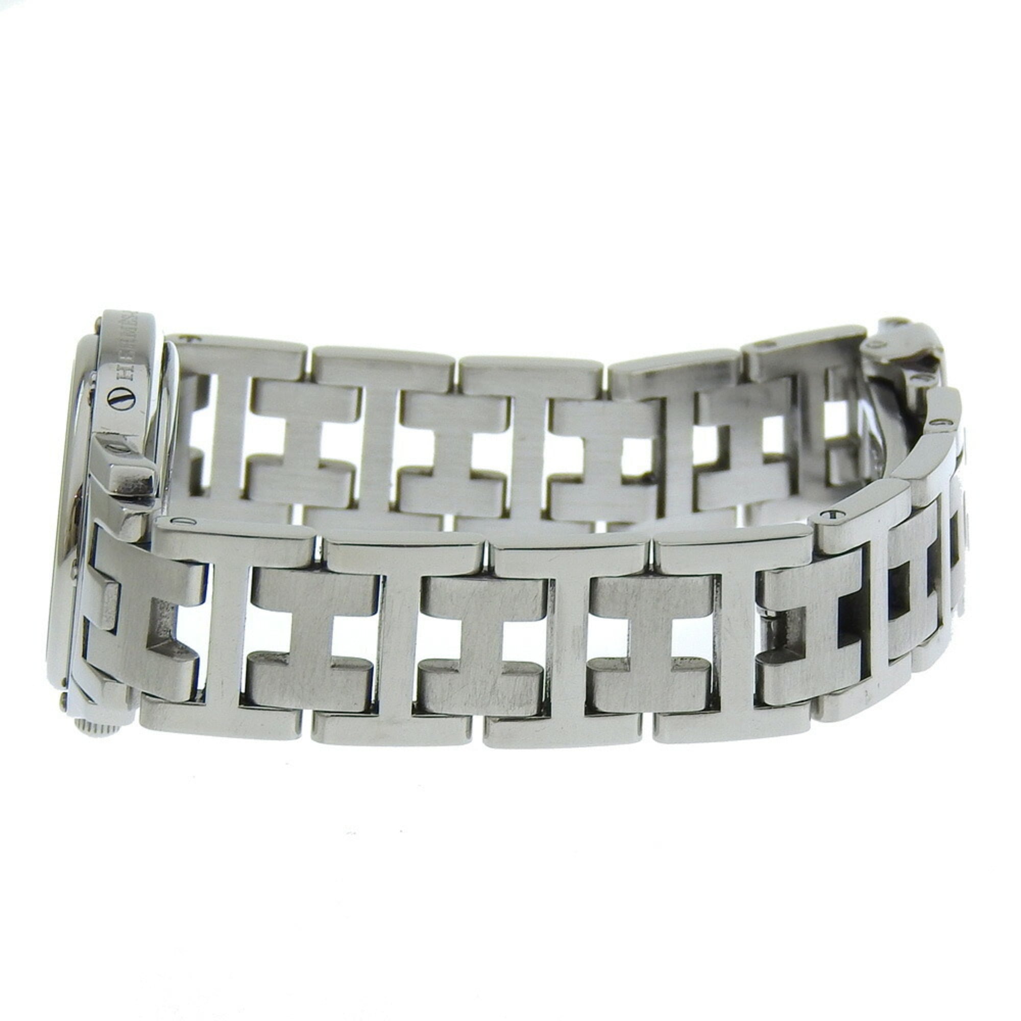 Hermes HERMES Clipper-horloge CL4.210 Roestvrij staal Kwarts Analoog display Witte wijzerplaat Dames S212224805