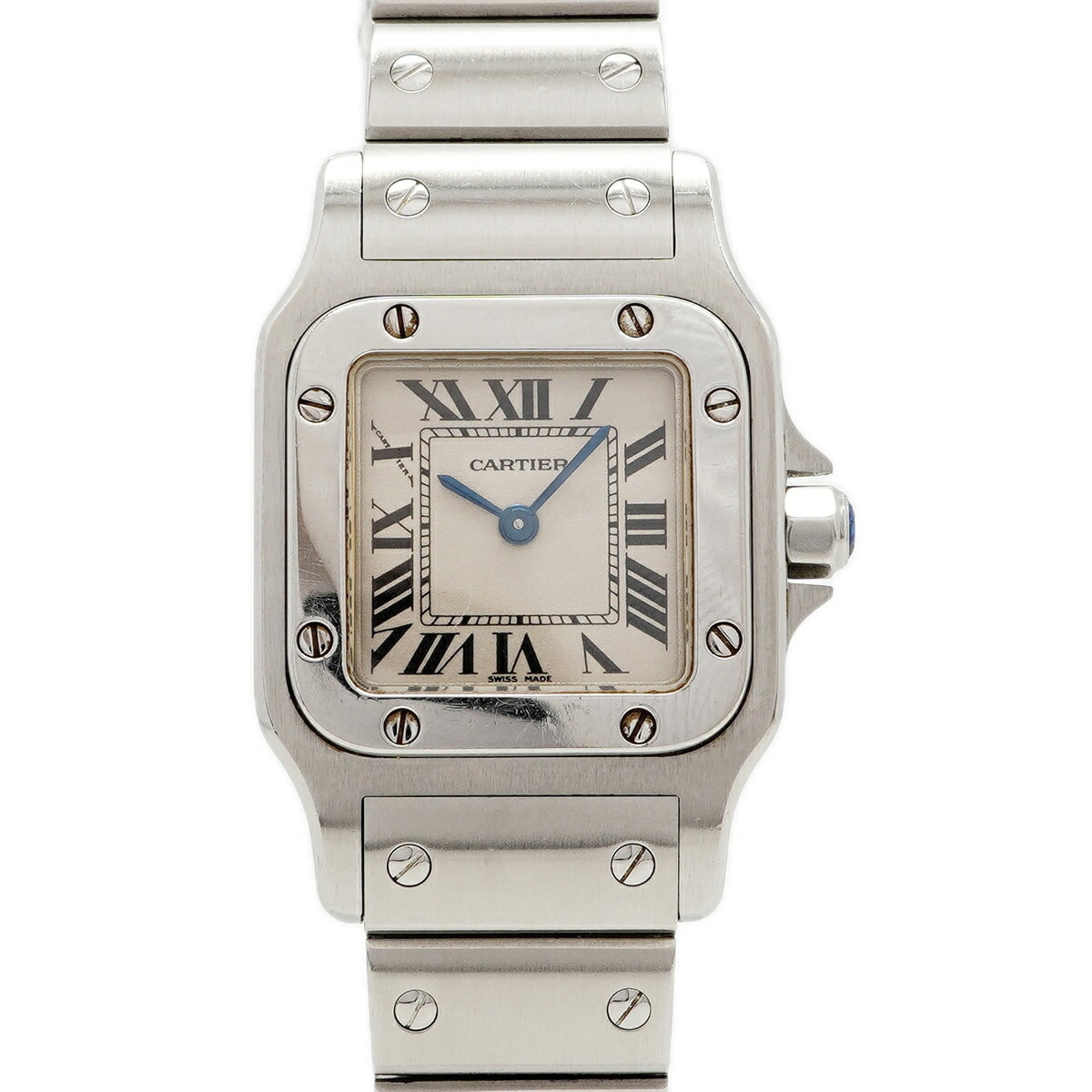 Cartier Santos W20056D6 Ivory Dial 23mm Watch