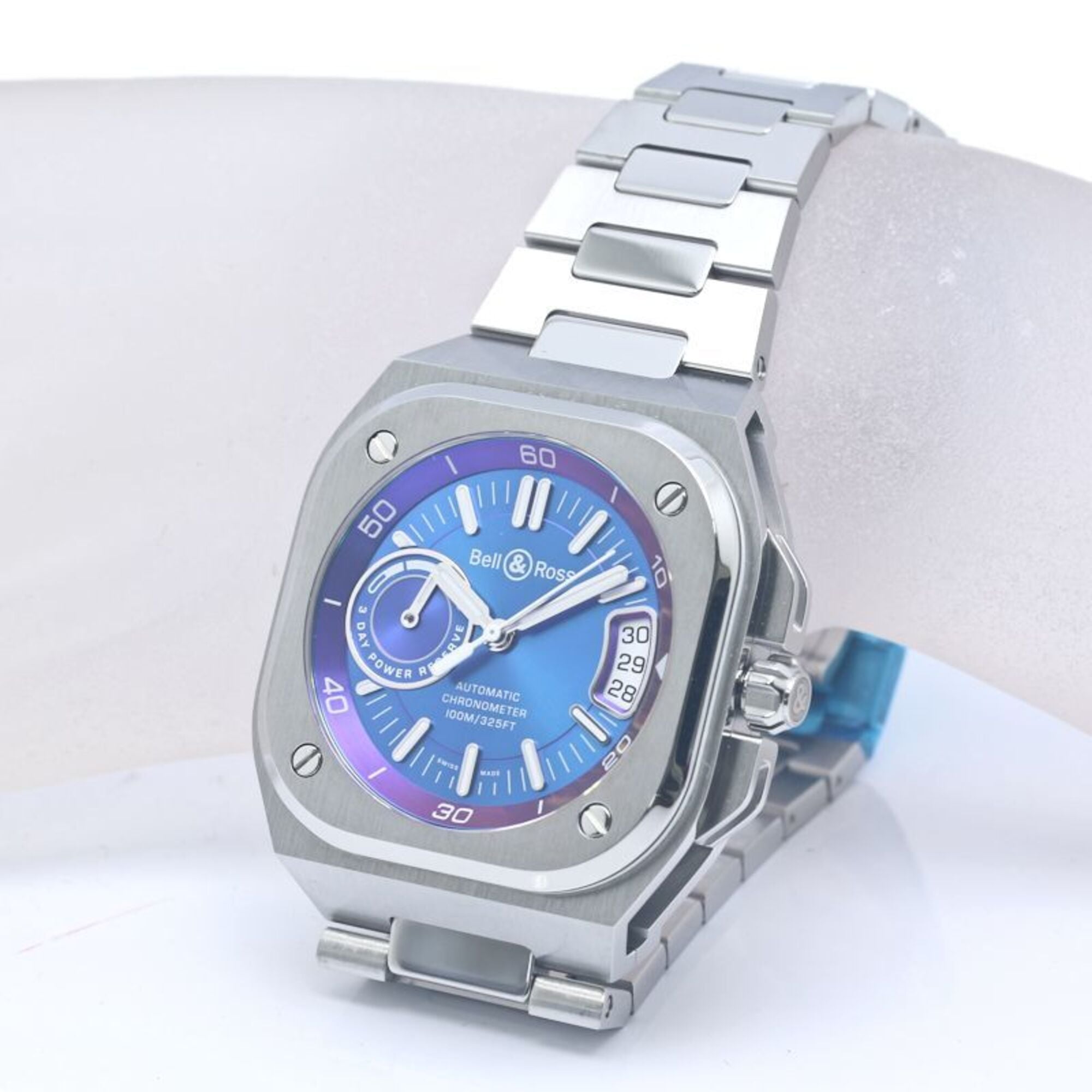 Bell & Ross BR-X5 Iridescent Boutique Limitierte Auflage BRX5R-IRS-ST SST Herrenuhr SS 40343