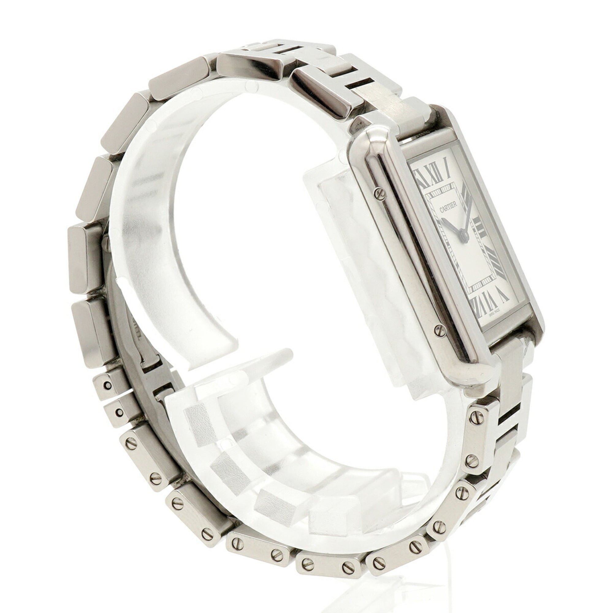 Cartier Tank Solo SM W5200013 Silver Dial Women's Watch