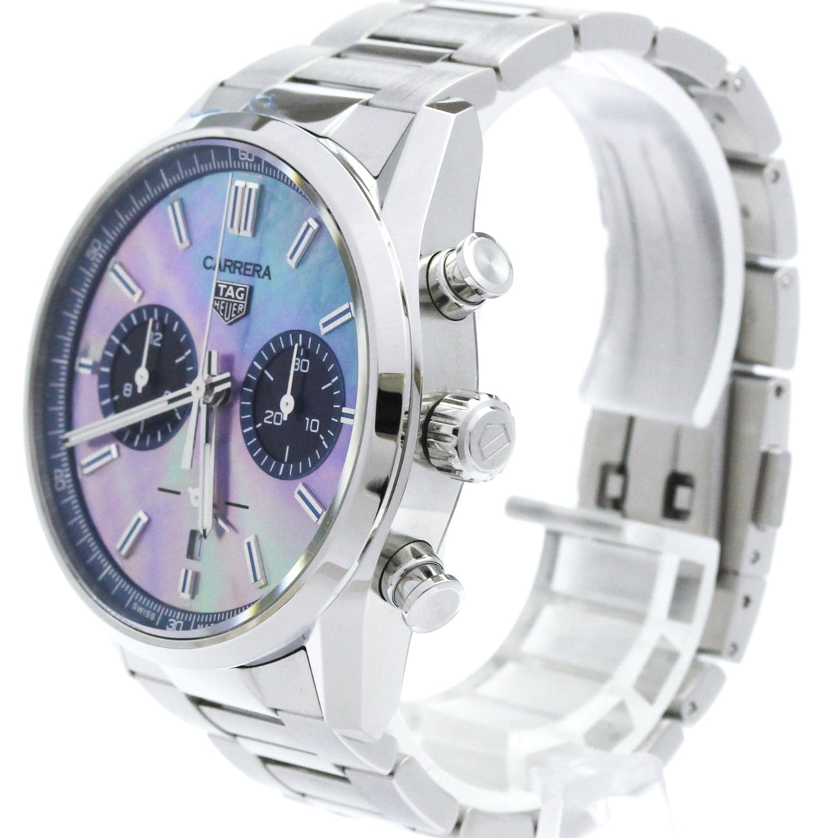 TAG Heuer Carrera CBN201E Blaues Zifferblatt 42 mm Uhr