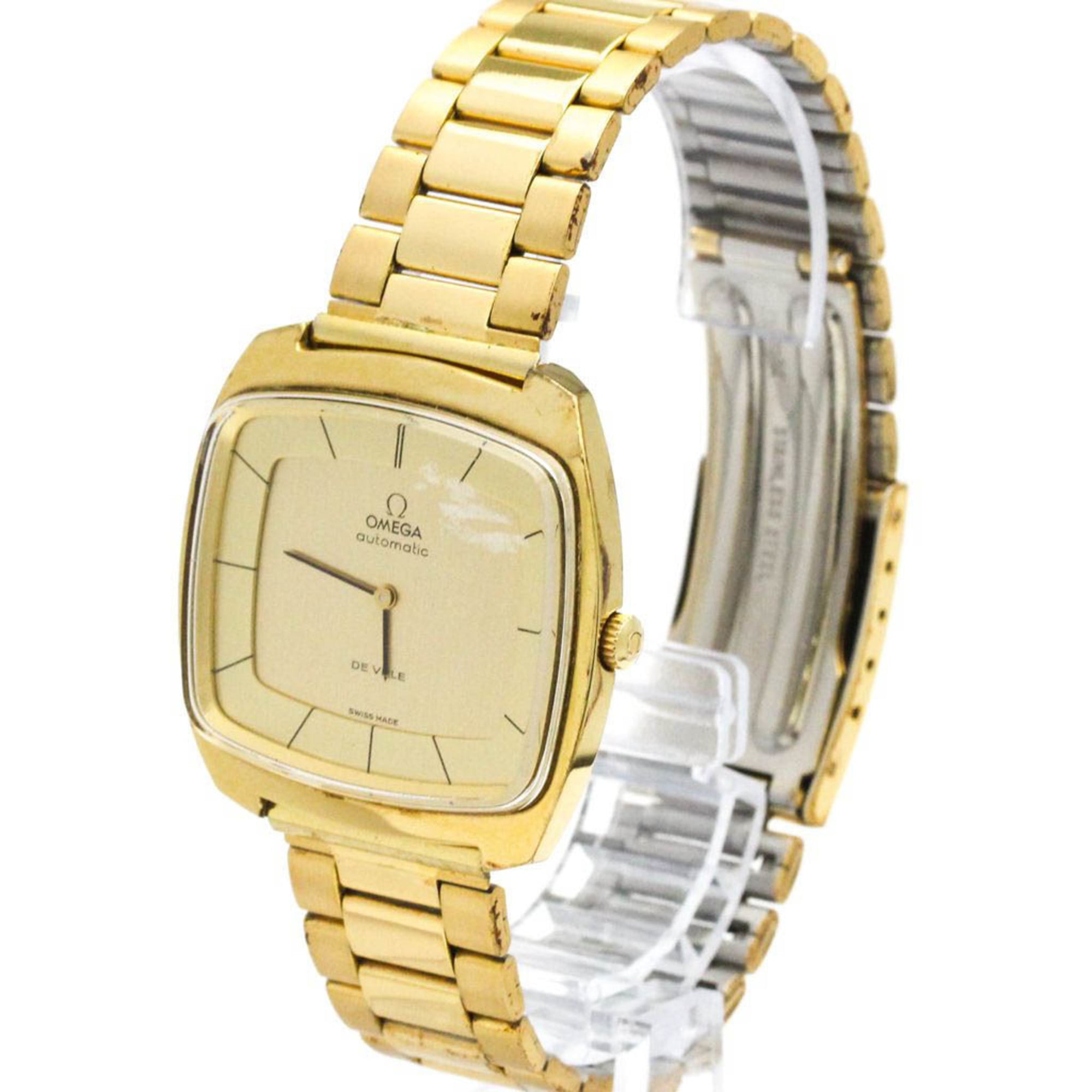 OMEGA De Ville Cal 711 Gold Plated Automatic Mens Watch 151.0051