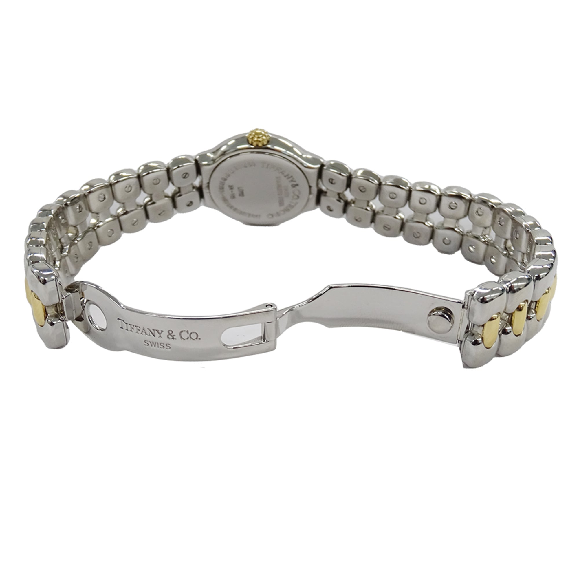 Tiffany & Co. Women's Watch, Tesolo Quartz (QZ), Stainless Steel (SS) Gold Plated (GP) L0112 Combination
