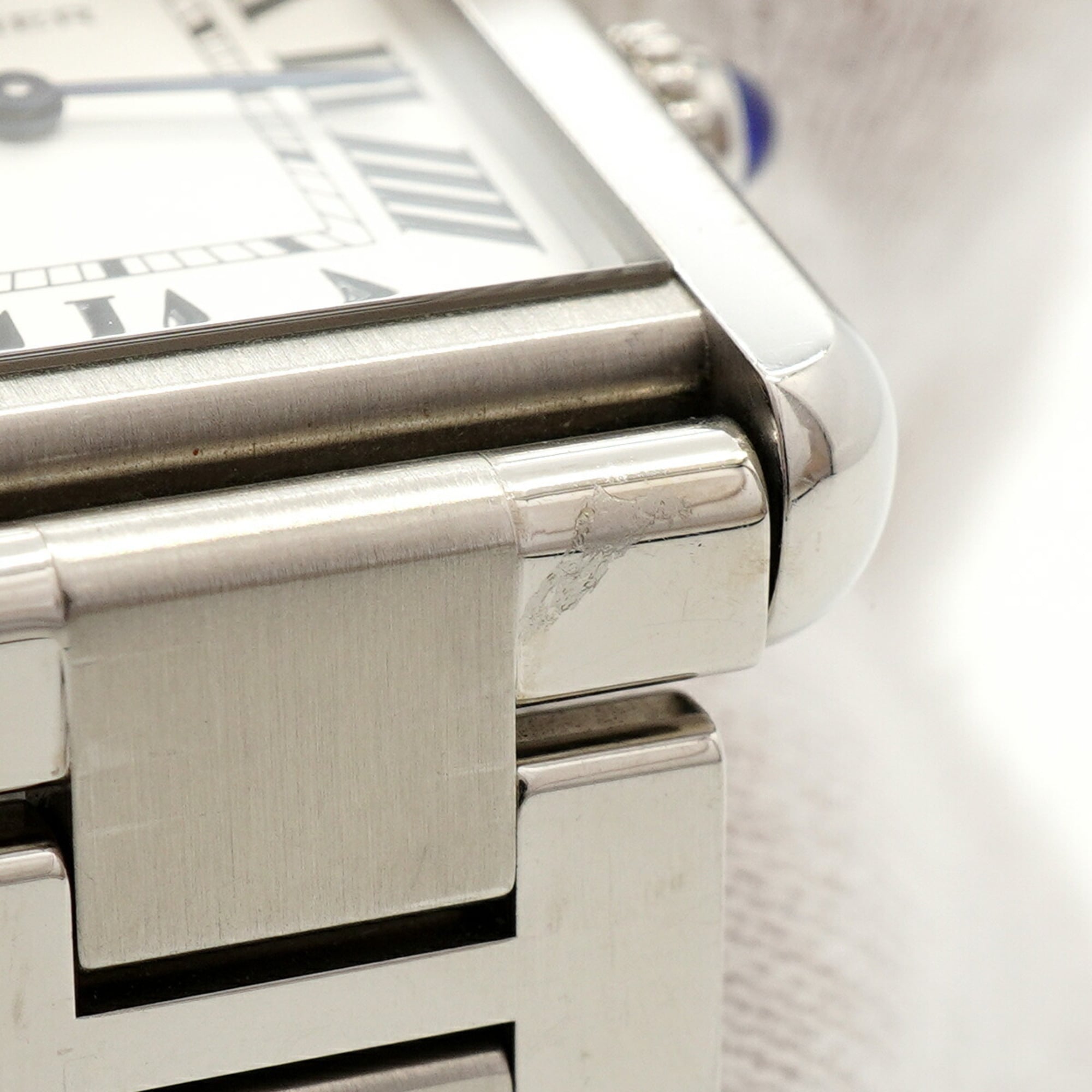 Cartier Tank Solo SM W5200013 Silver Dial Women's Watch