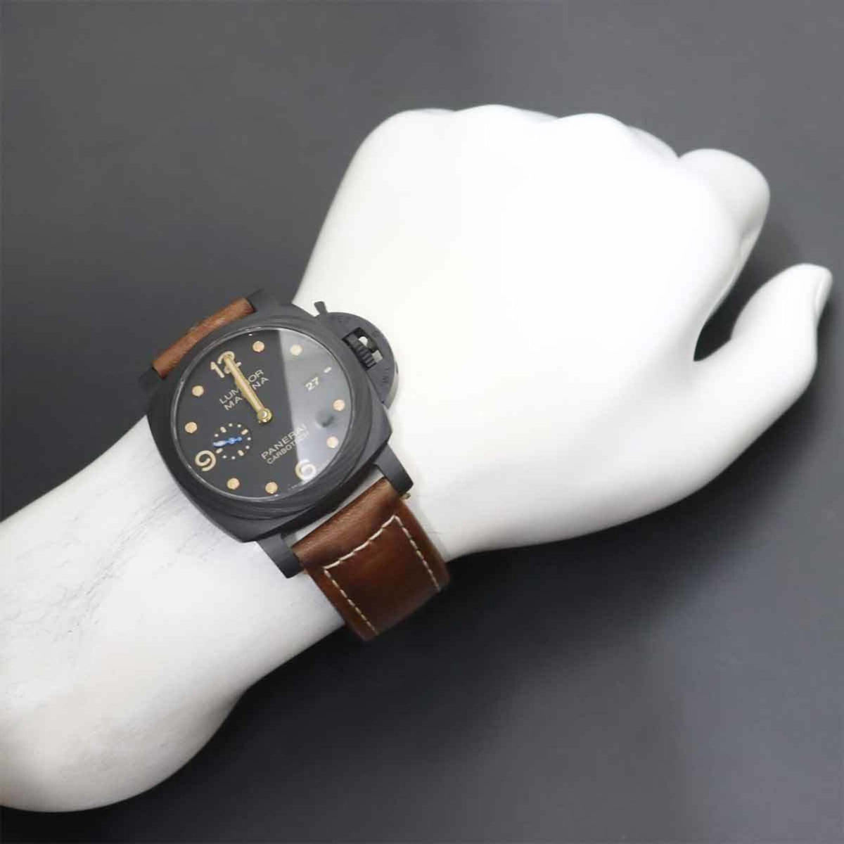 Panerai Luminor Marina 1950 Carbotech PAM00661 Black Dial 45mm Watch