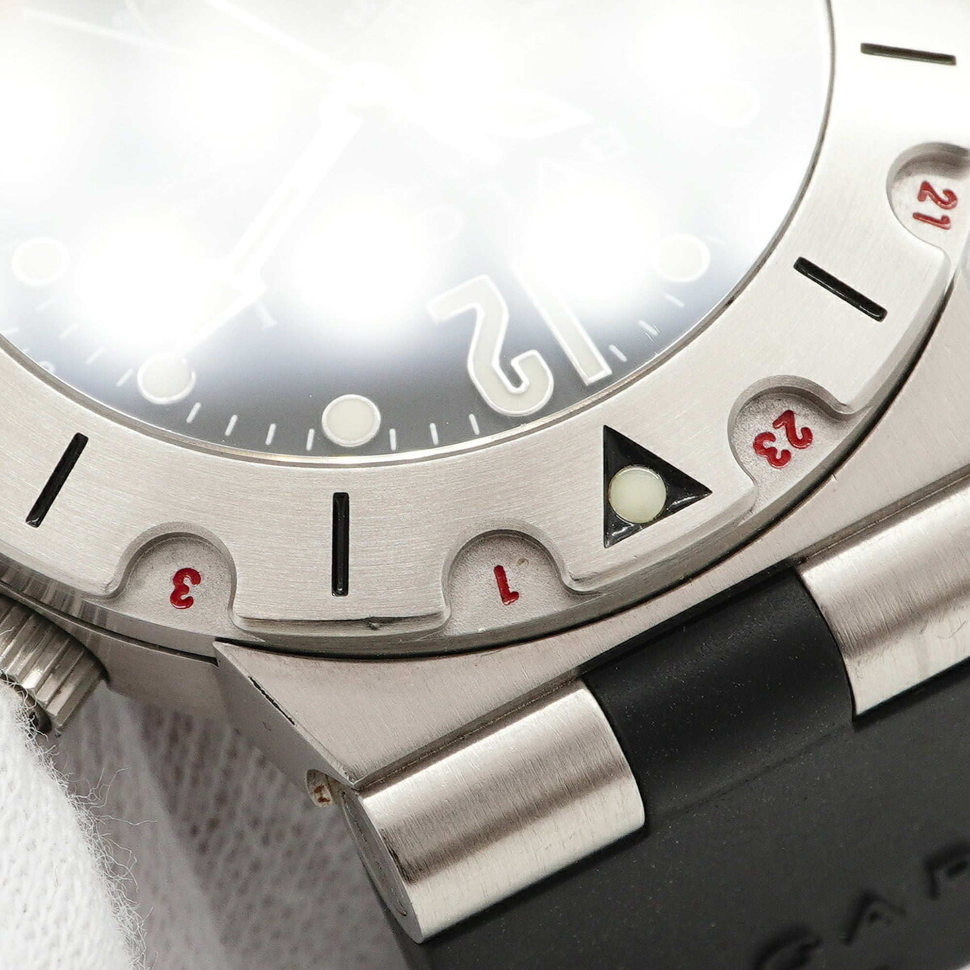 Bulgari Diagono Scuba GMT SD38SGMT Black Dial