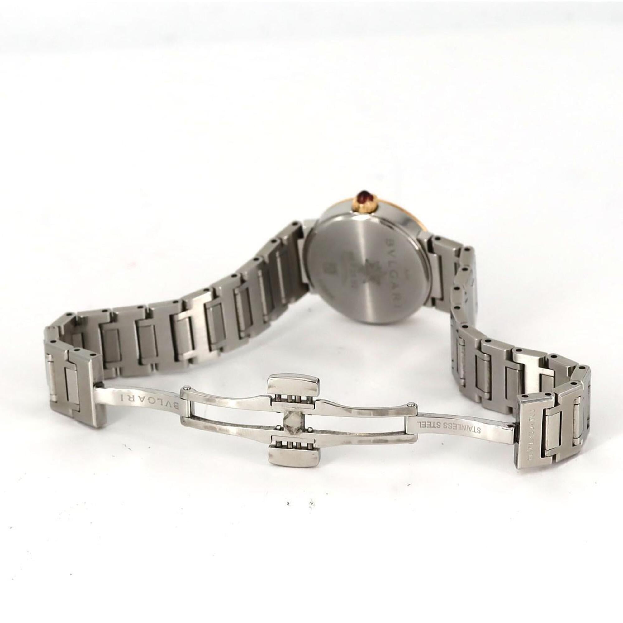 Montre Quartz Bvlgari PG Combination 12P LIMITED BB23SG 103860 en acier inoxydable et or rose