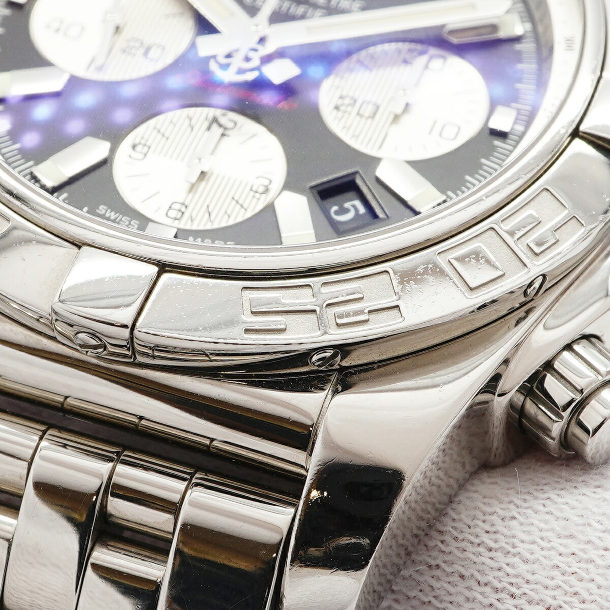 Breitling Chronomat AB0110 Black Dial 43mm Watch