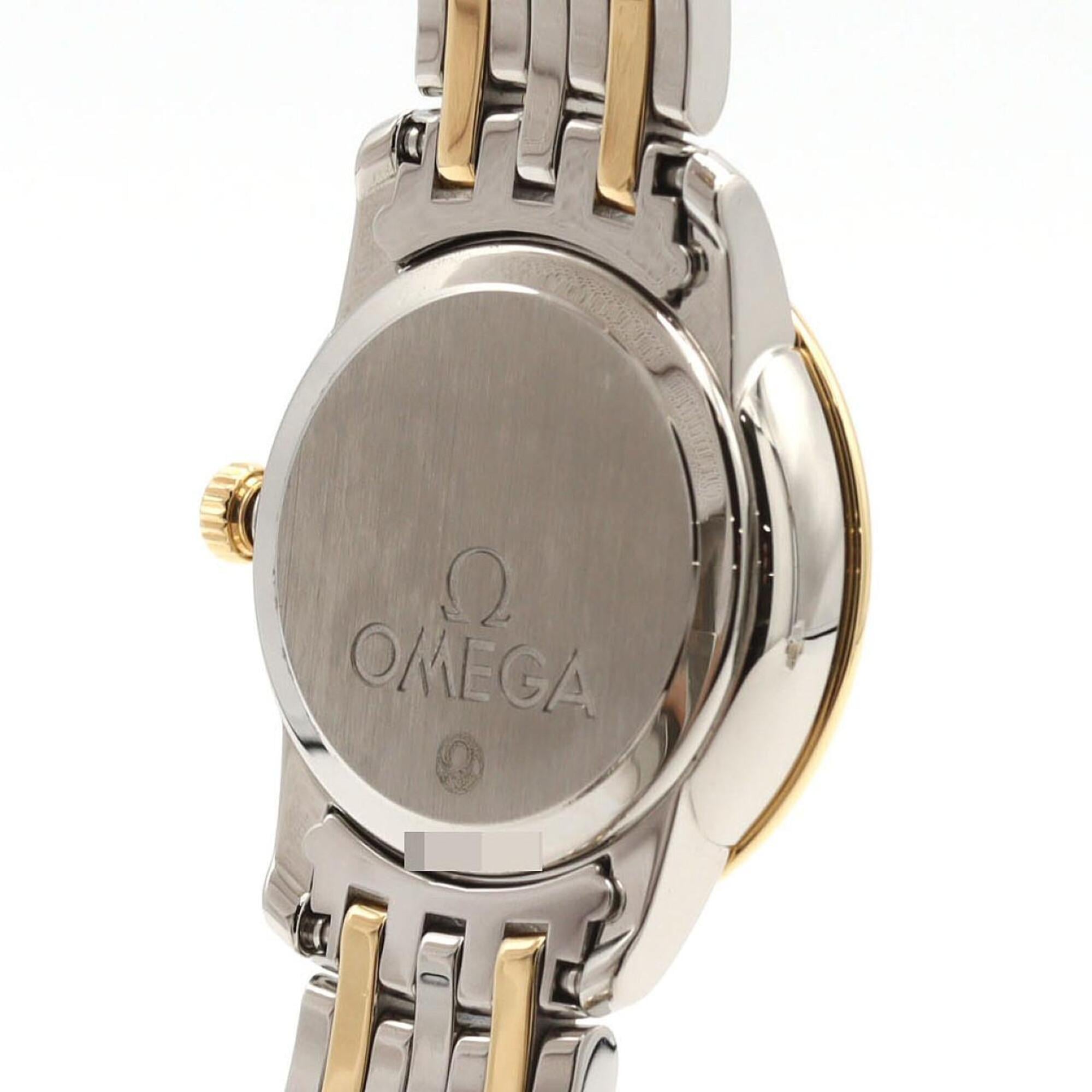 Omega De Ville Prestige Combination D-8P 424.25.24.60.58.001 SSxYG Quartz Watch