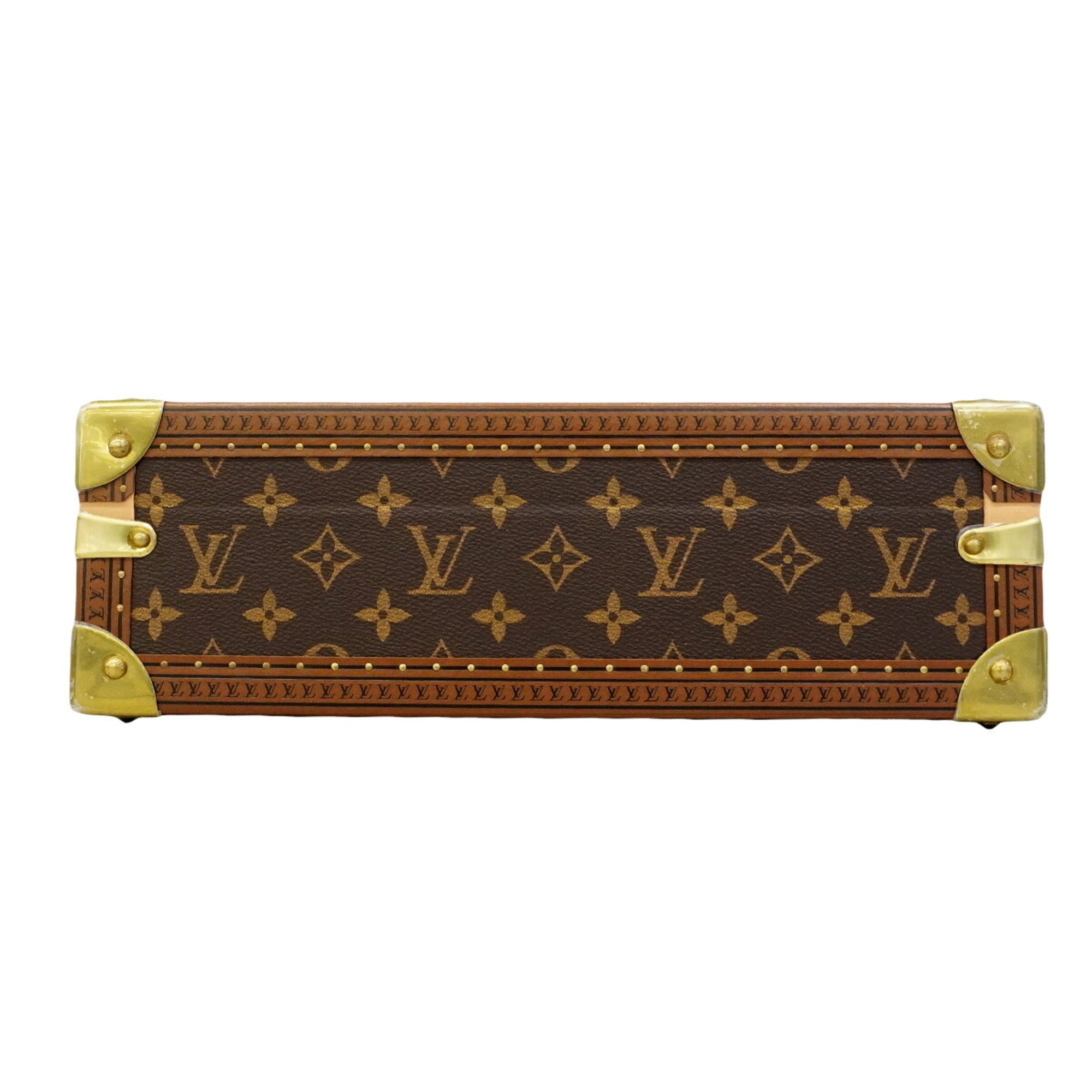 Louis Vuitton Monogram Case Coffret 8 Montres Brown/Navy /Wo P3276007