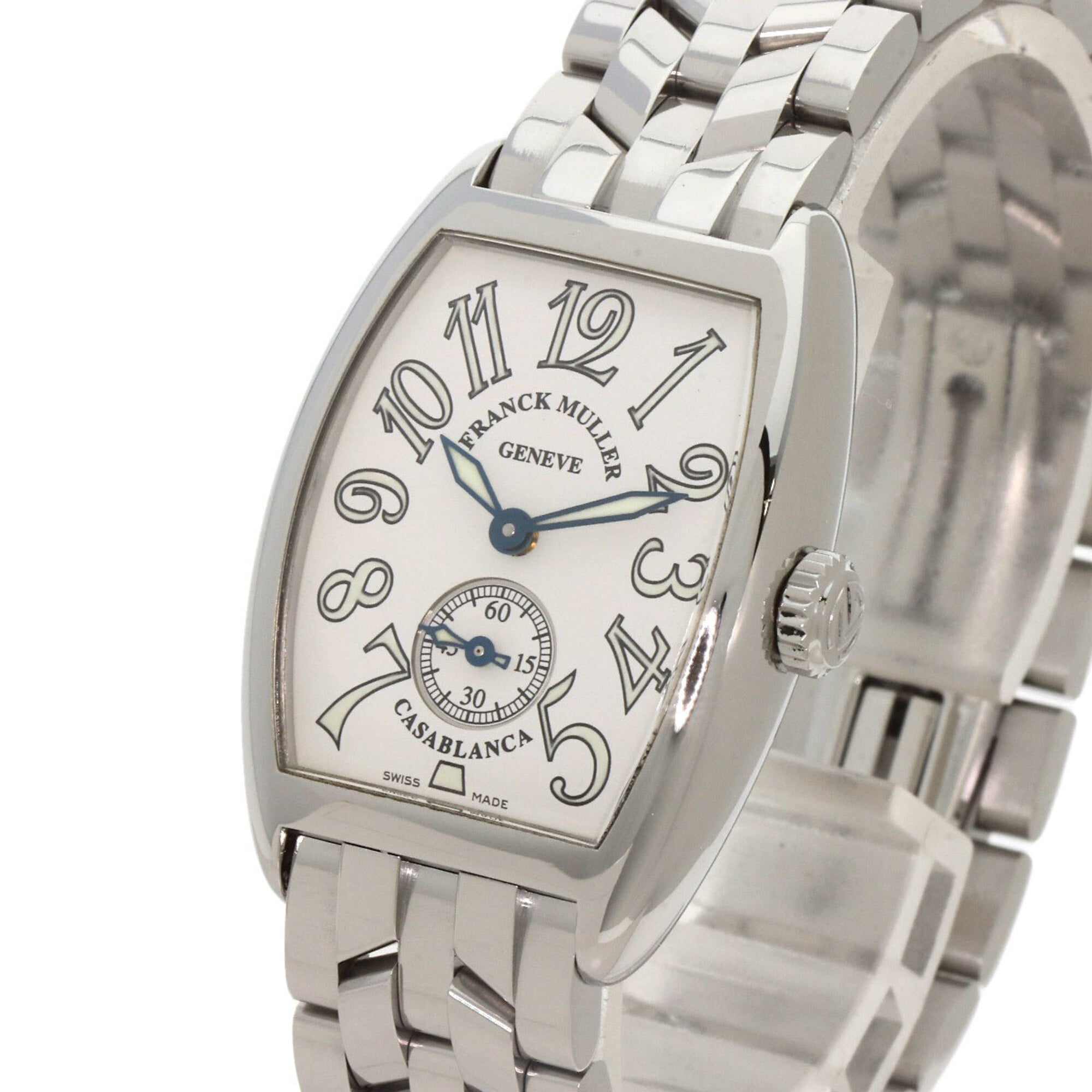 Franck Muller 1750S6 Tonneau Curvex Damenuhr aus Edelstahl SS FRANCK MULLER