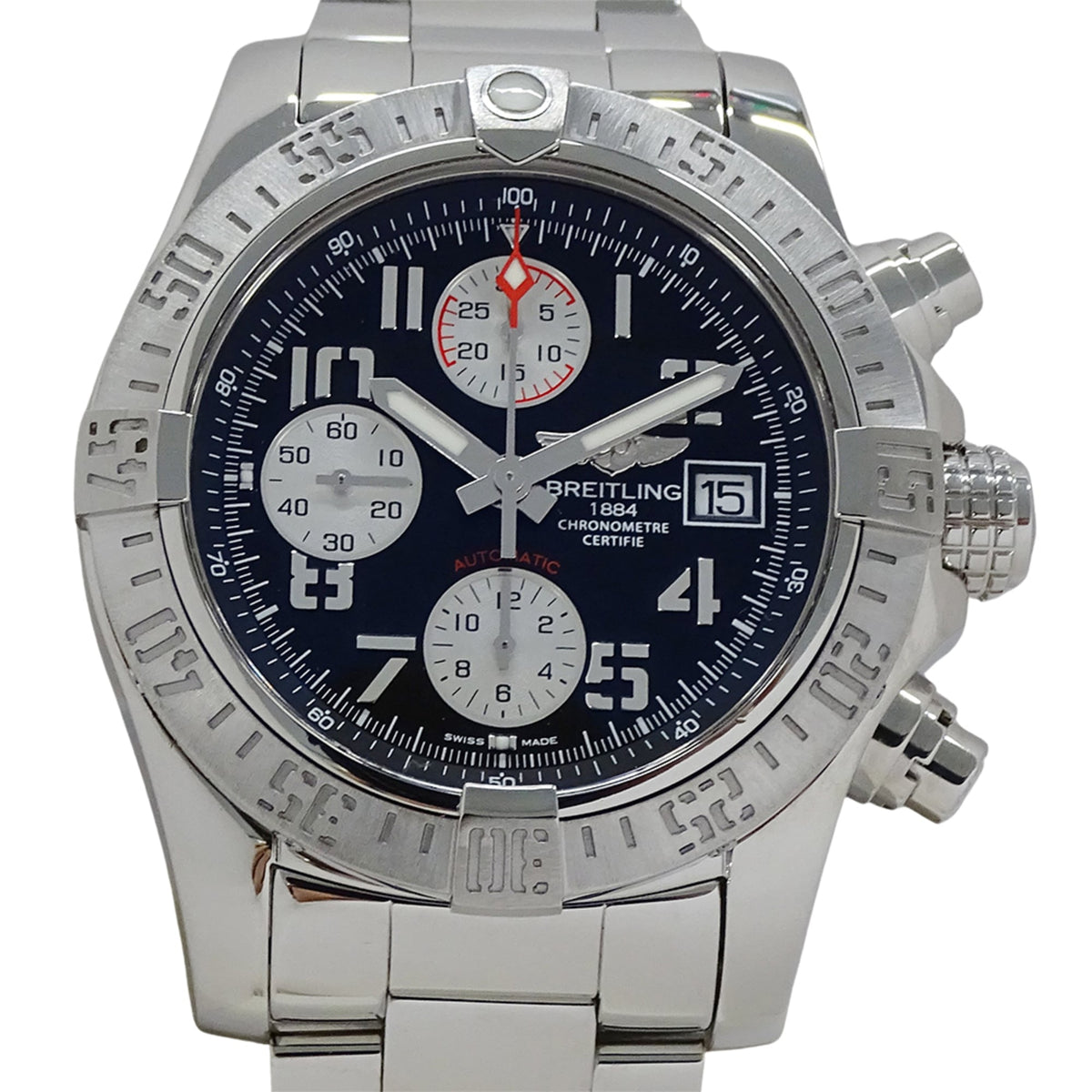 Breitling Avenger II A13381 Black Dial 43mm Watch