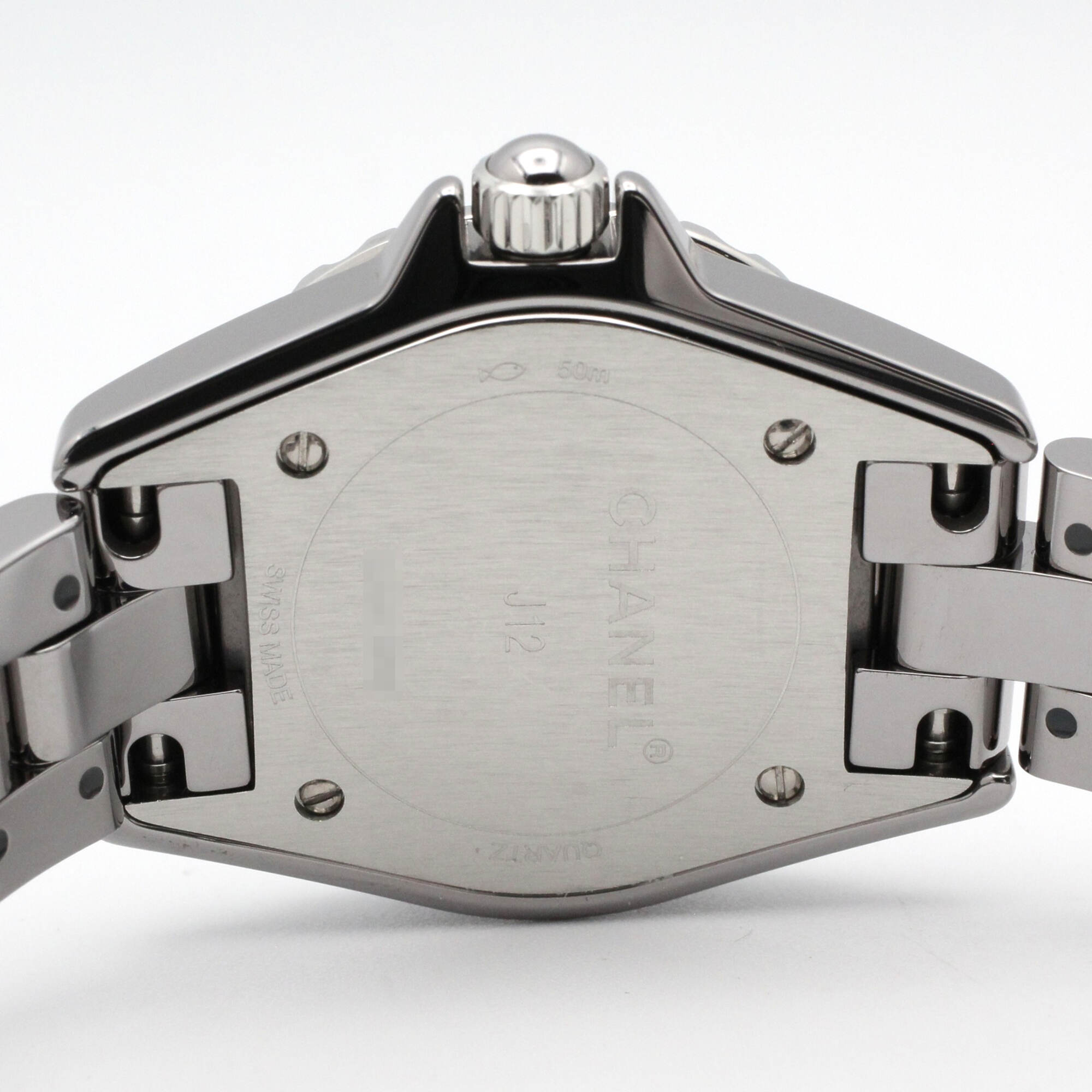 Chanel J12 H3402 Silver Dial Ceramic, titanium 28mm Watch