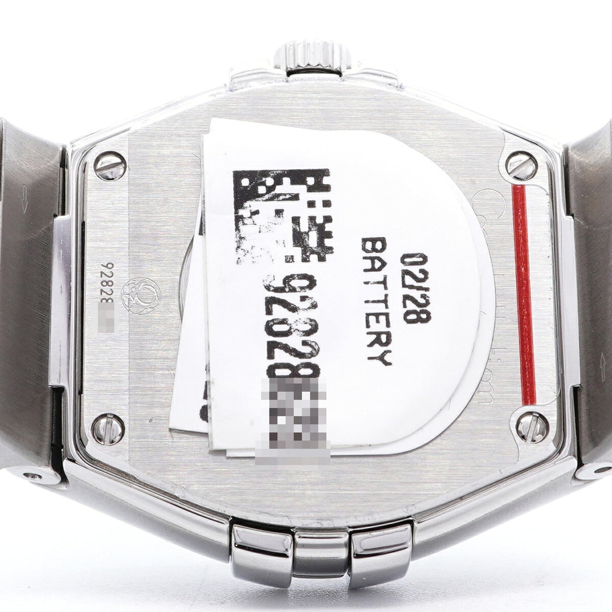 Omega Constellation mit Diamantlünette 12P 123.15.27.60.55.002 Weiß Zifferblatt 27 mm Uhr