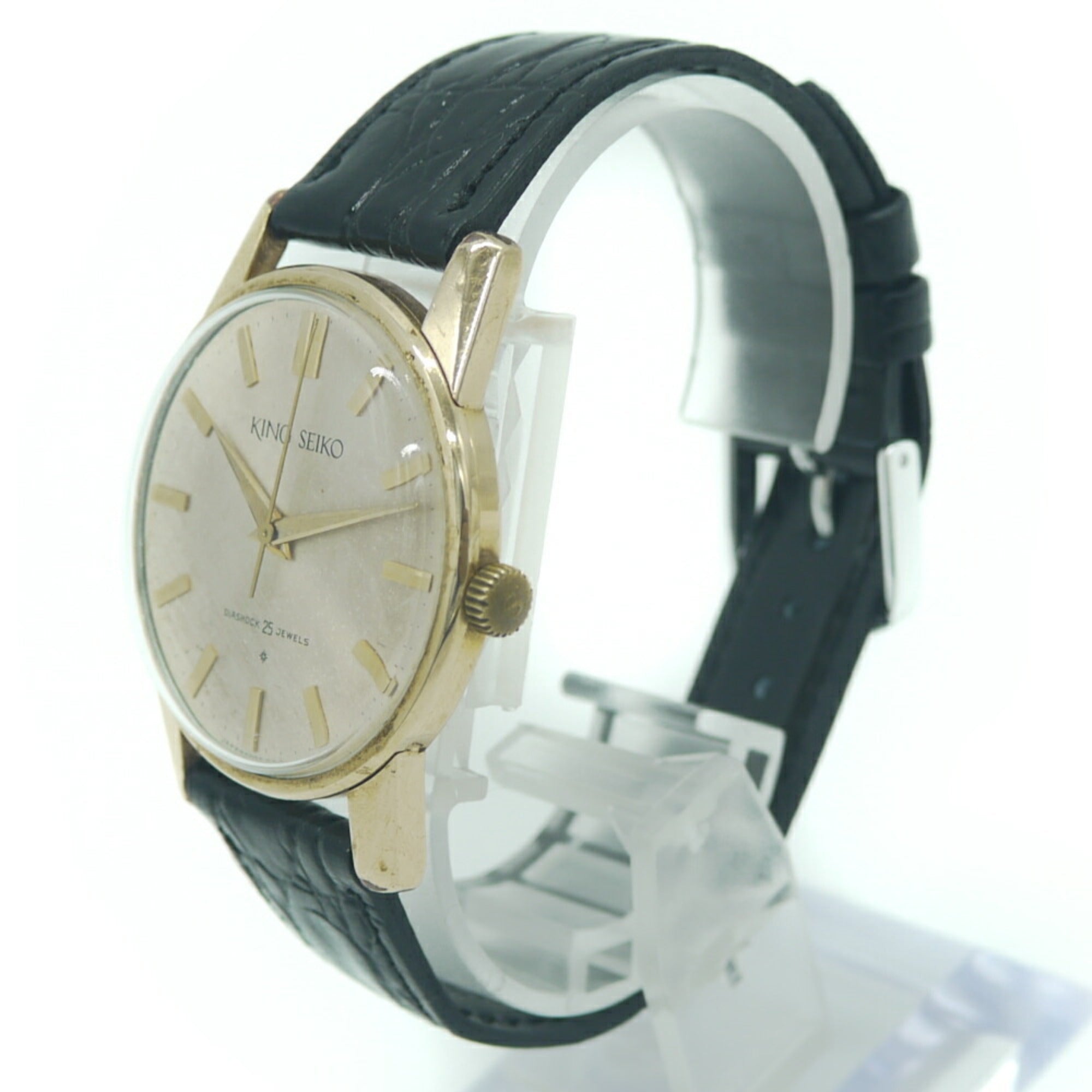 SEIKO KING First Model Late Manual Winding Watch Ref.15034 Silver Dial