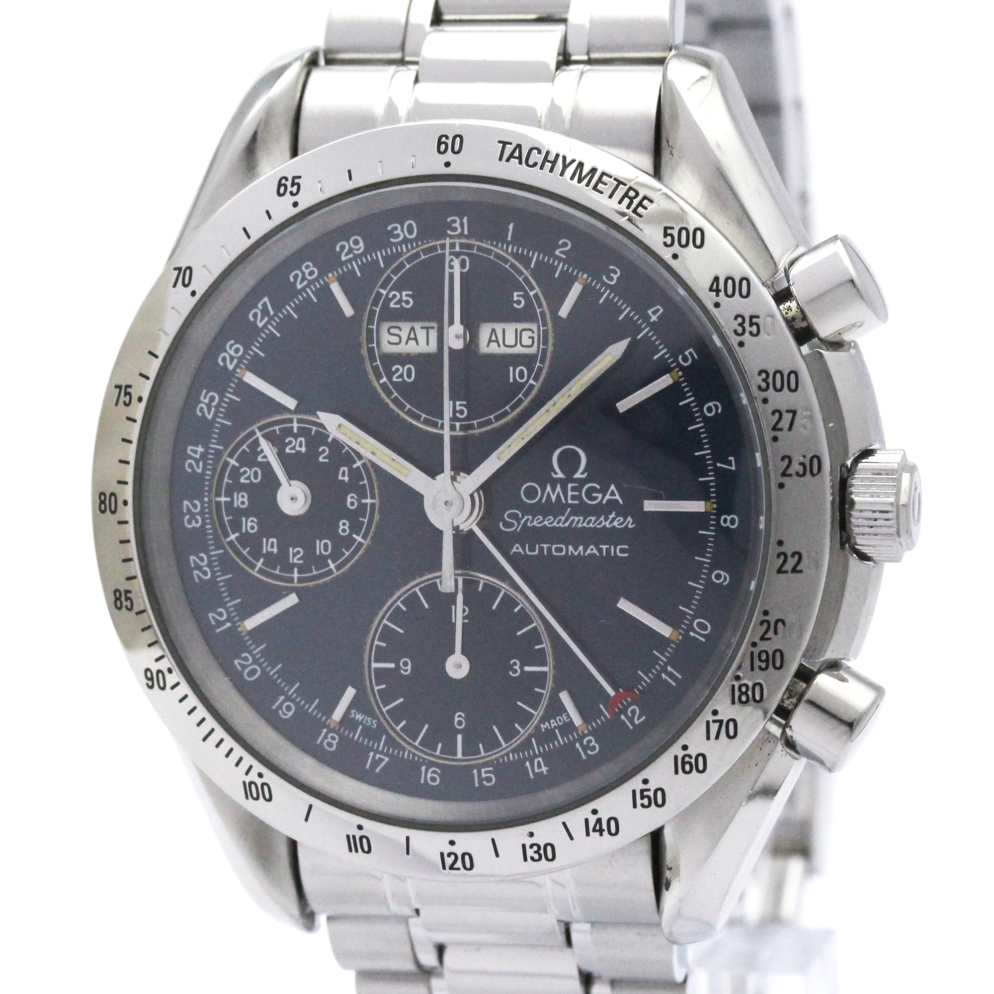 Omega Speedmaster 3521.8 Blue Dial 39mm Watch