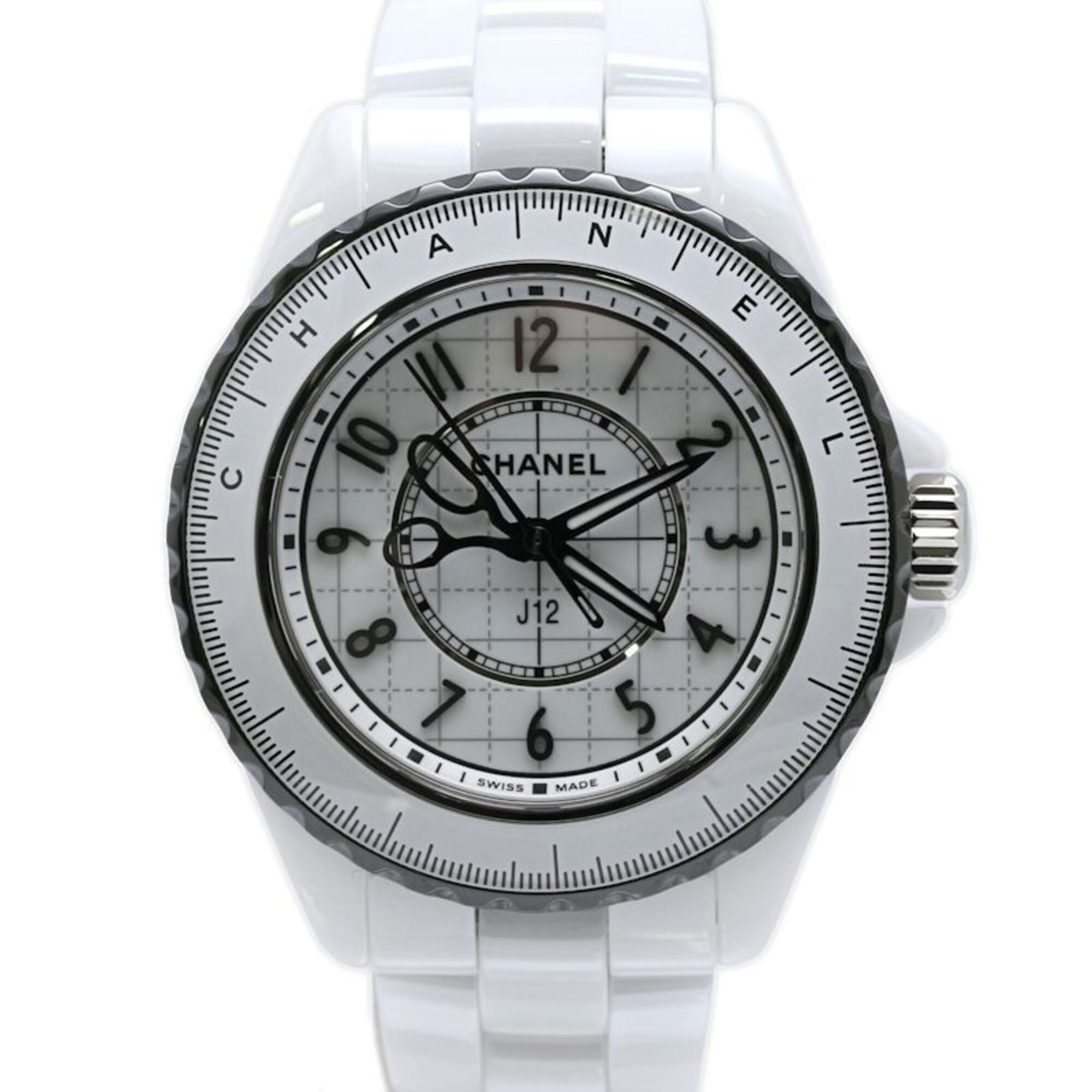 CHANEL腕時計 CHANEL J12 Couture H9763 Women's Watch, White Ceramic x Stainless Stee