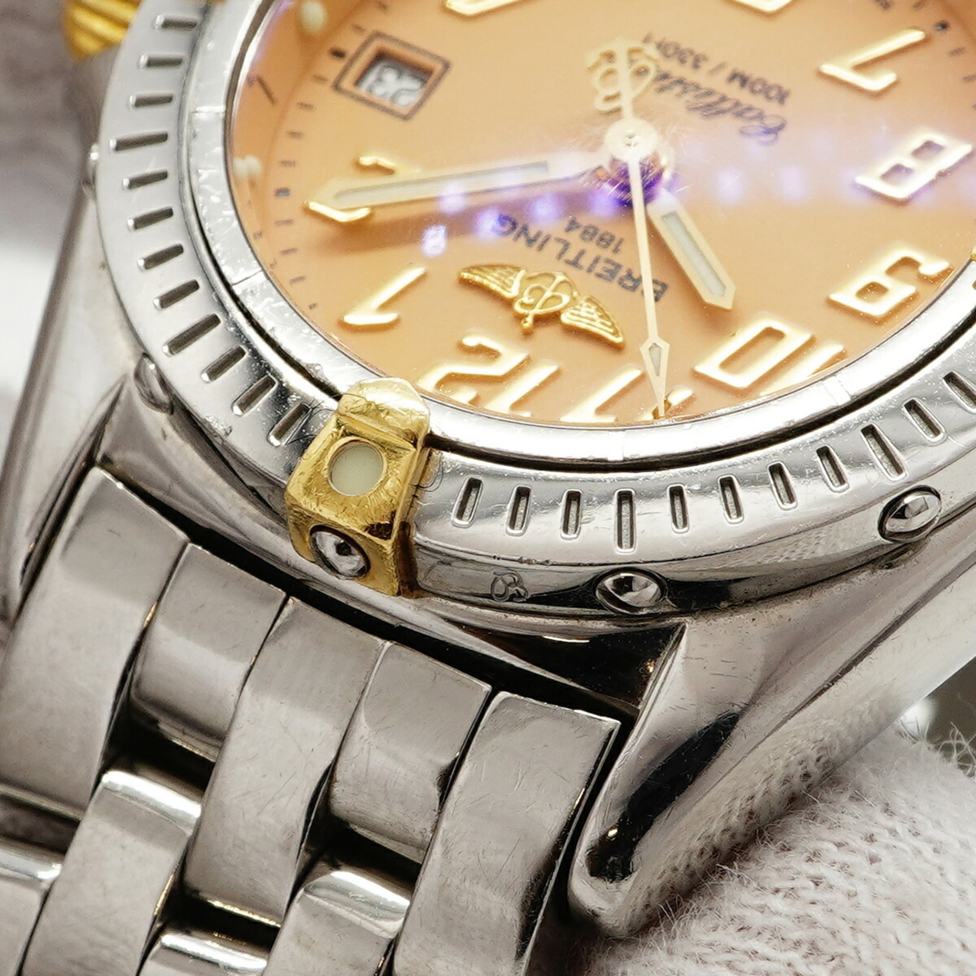 Breitling Callistino B52345 Pink Dial 27mm Watch