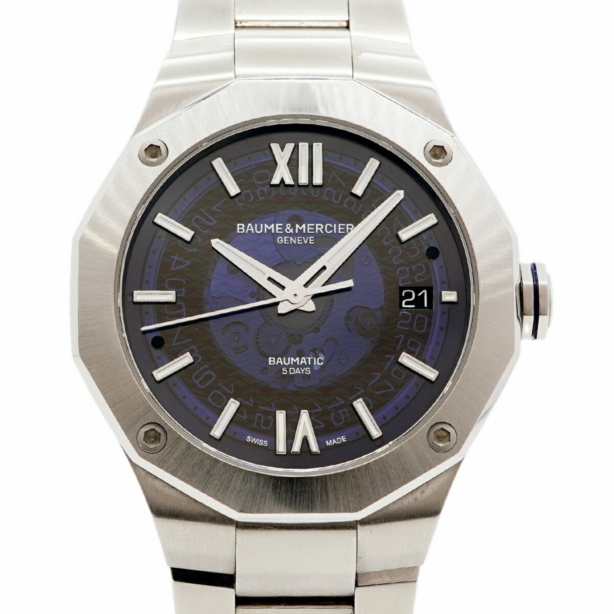 Baume & Mercier Riviera M0A10616 Blue Dial 42mm Watch