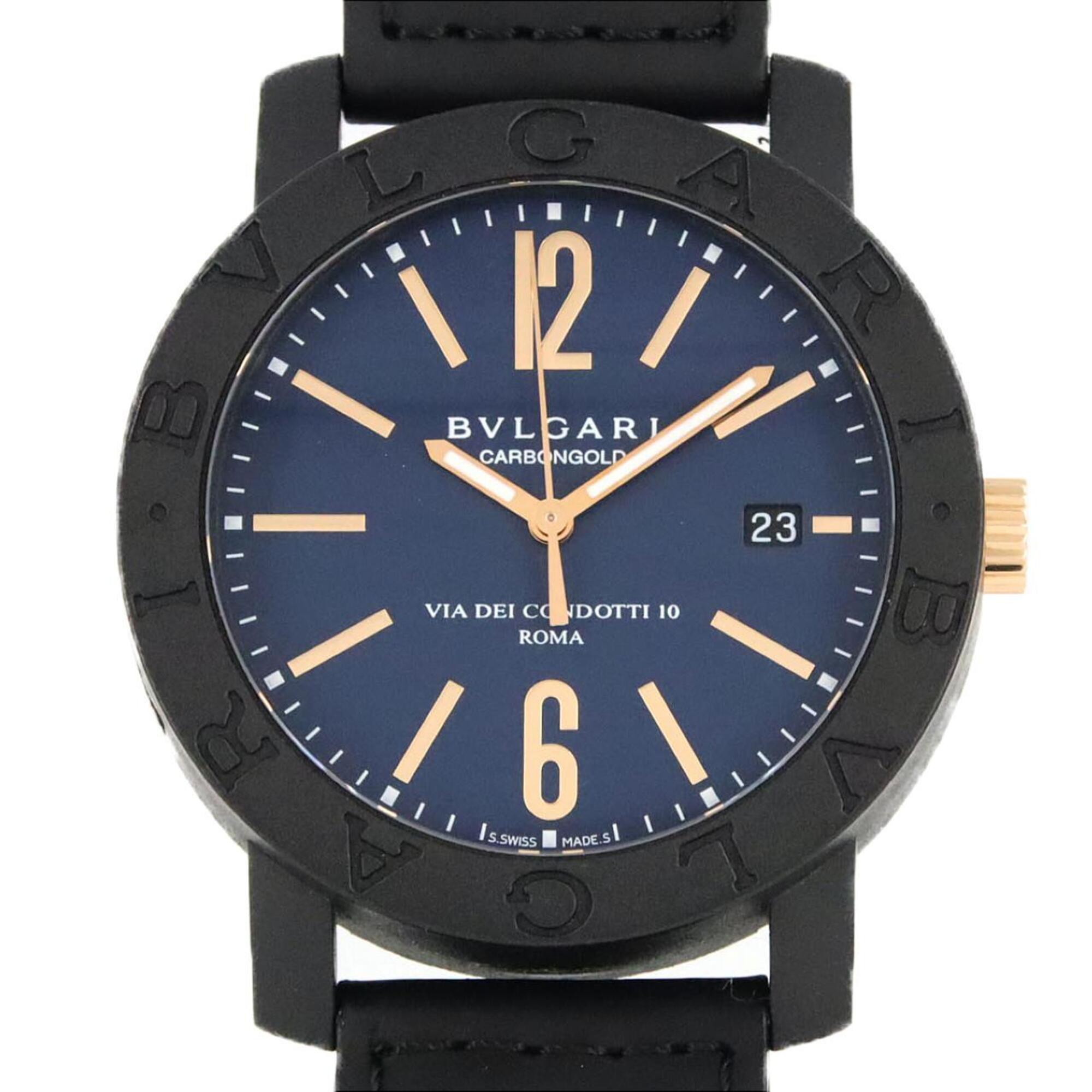 Bvlgari Carbon Gold BB40CL BBP40C3CGLD 102634 Automatic Watch