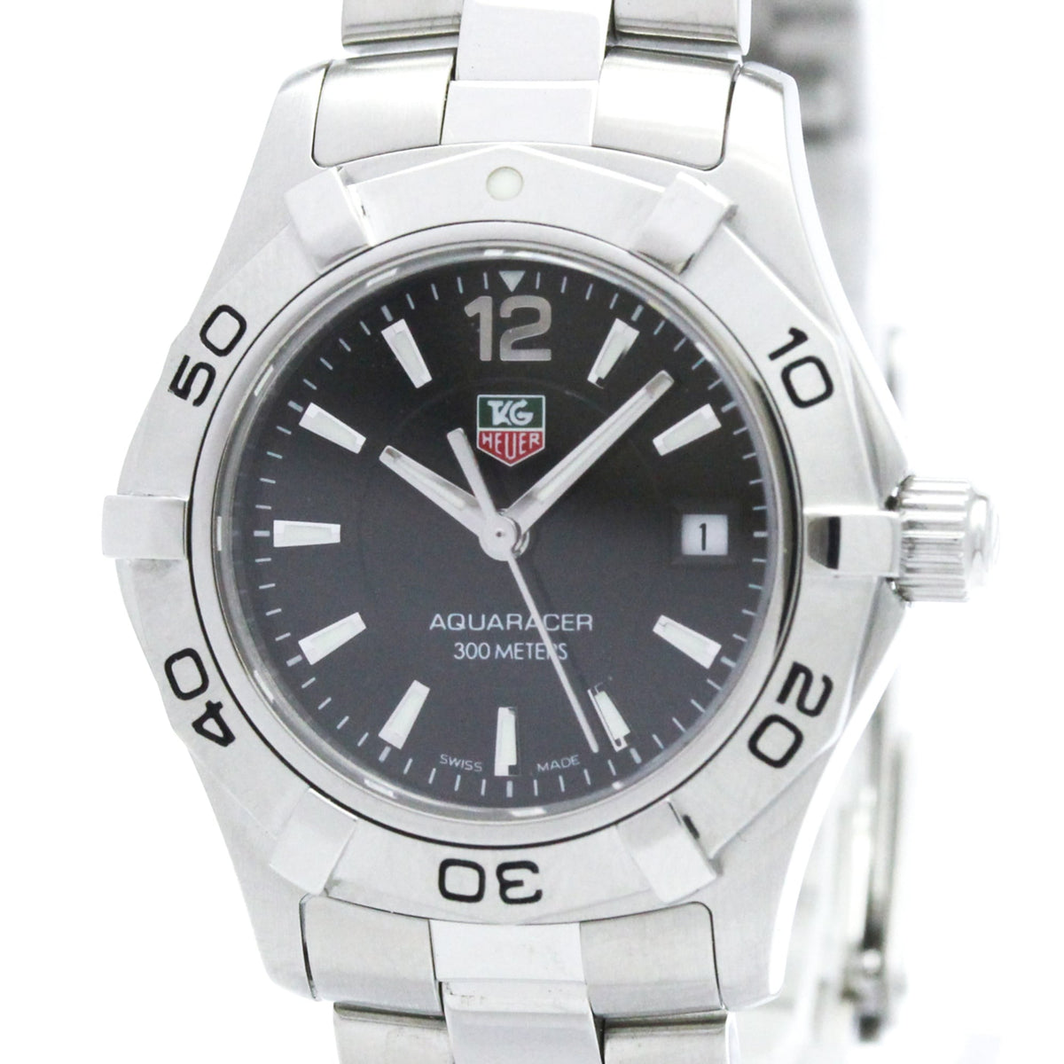 Montre TAG Heuer Aquaracer WAF1410 Noir avec cadran de 28 mm