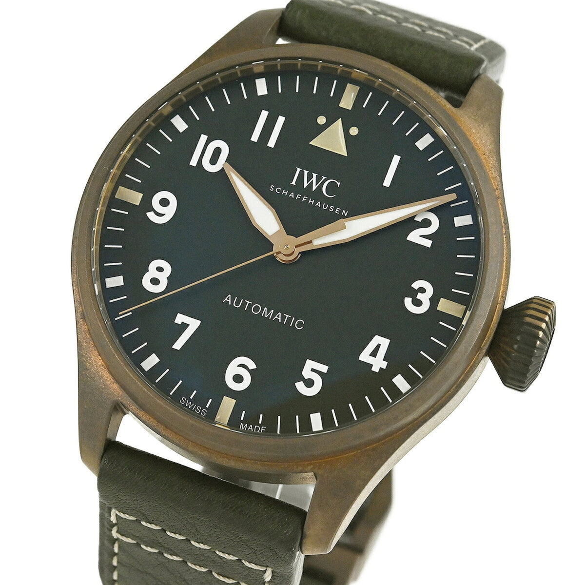 IWC Big Pilot 43 Spitfire IW329702 Grün Zifferblatt 43 mm Uhr
