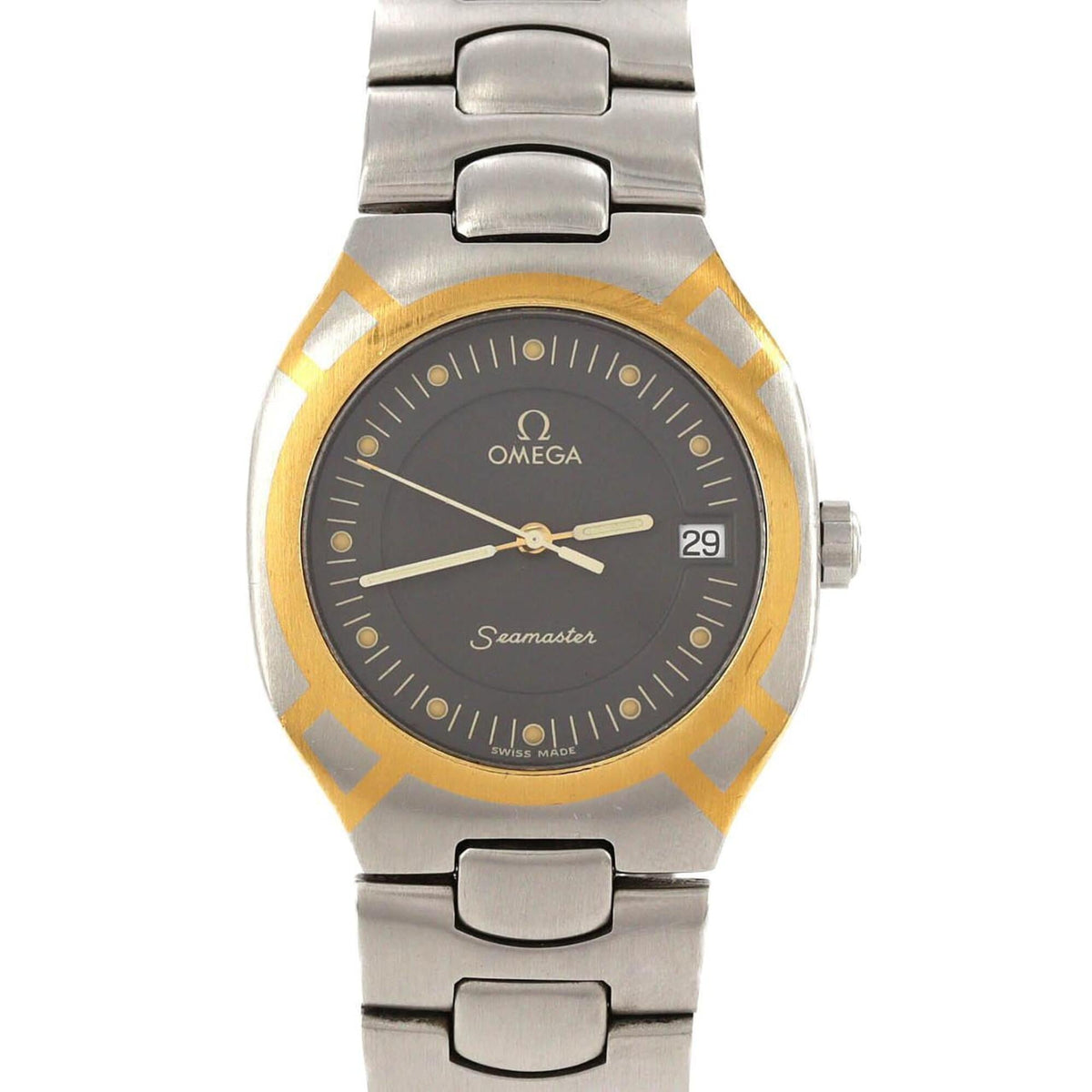 Omega Seamaster Polaris 2510.4 horloge met grijze wijzerplaat, 31 mm