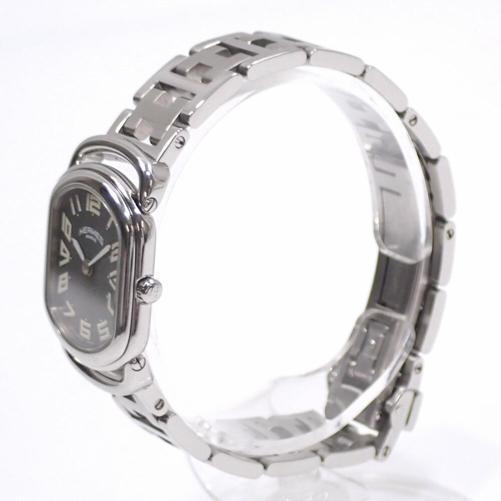Hermes Rally Ladies Quartz Watch SS RA1.210 Battery Operated