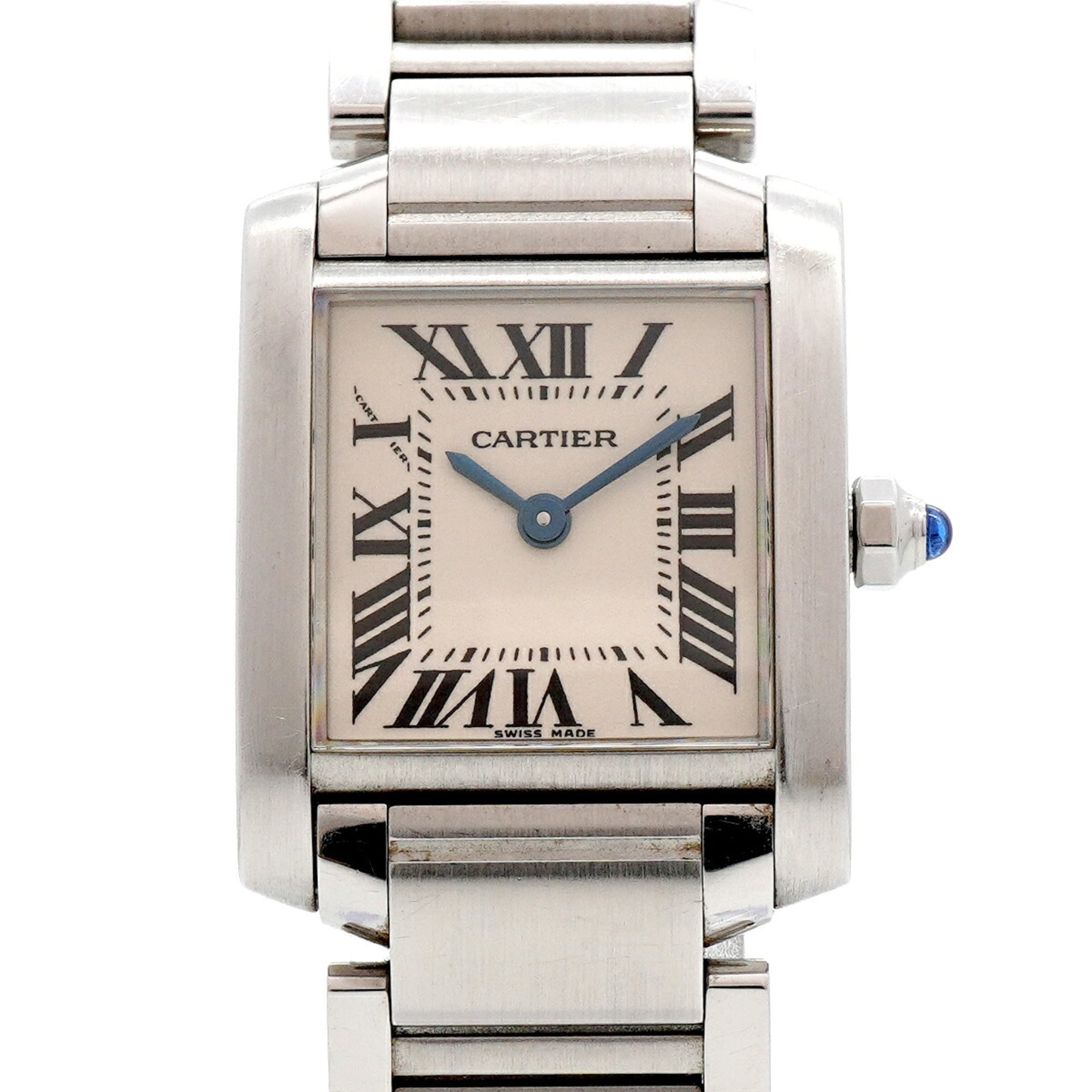 Cartier Tank Française SM W51008Q3 Ivory Dial 20mm Watch