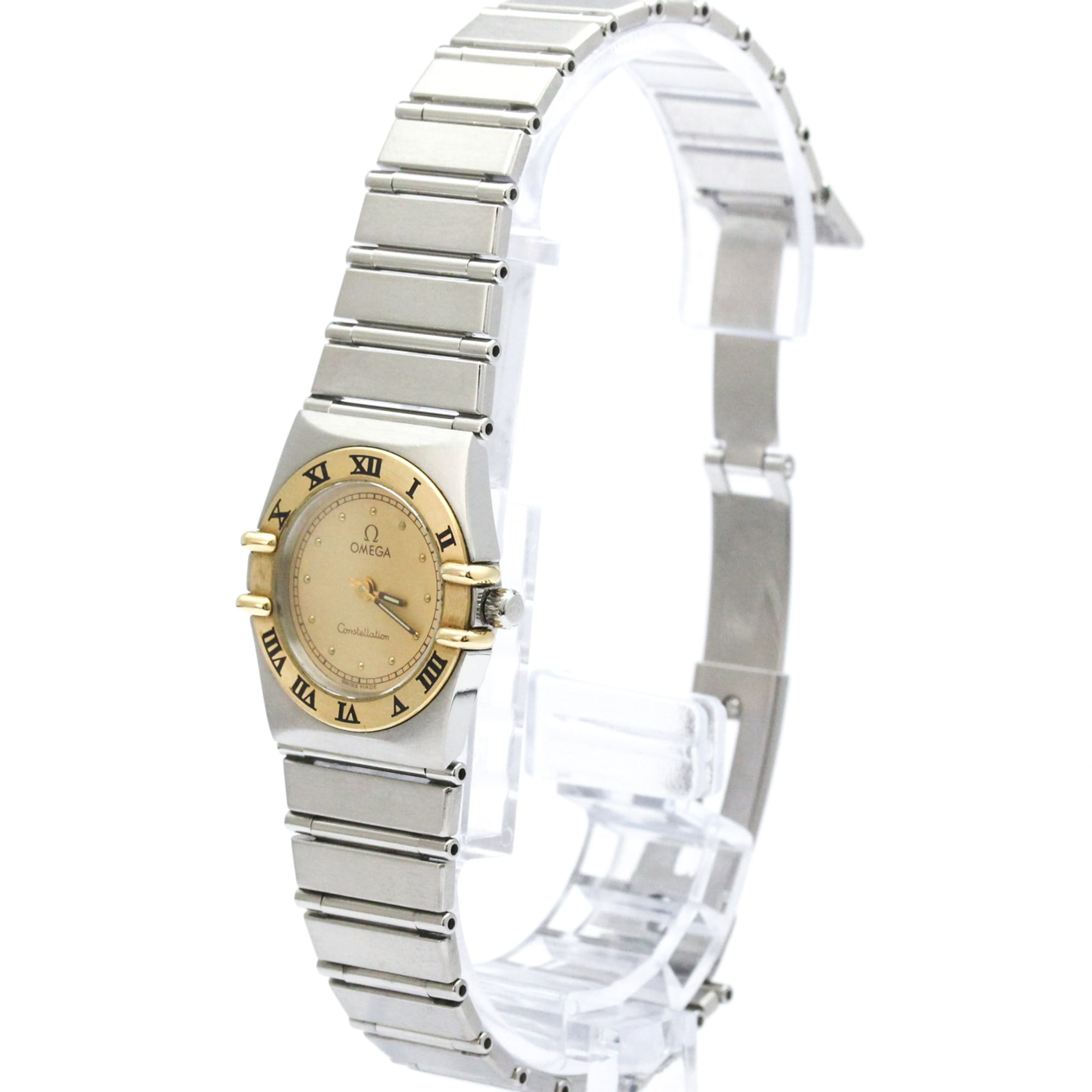 Omega Constellation 7.951.080 Gold Dial 22mm Watch