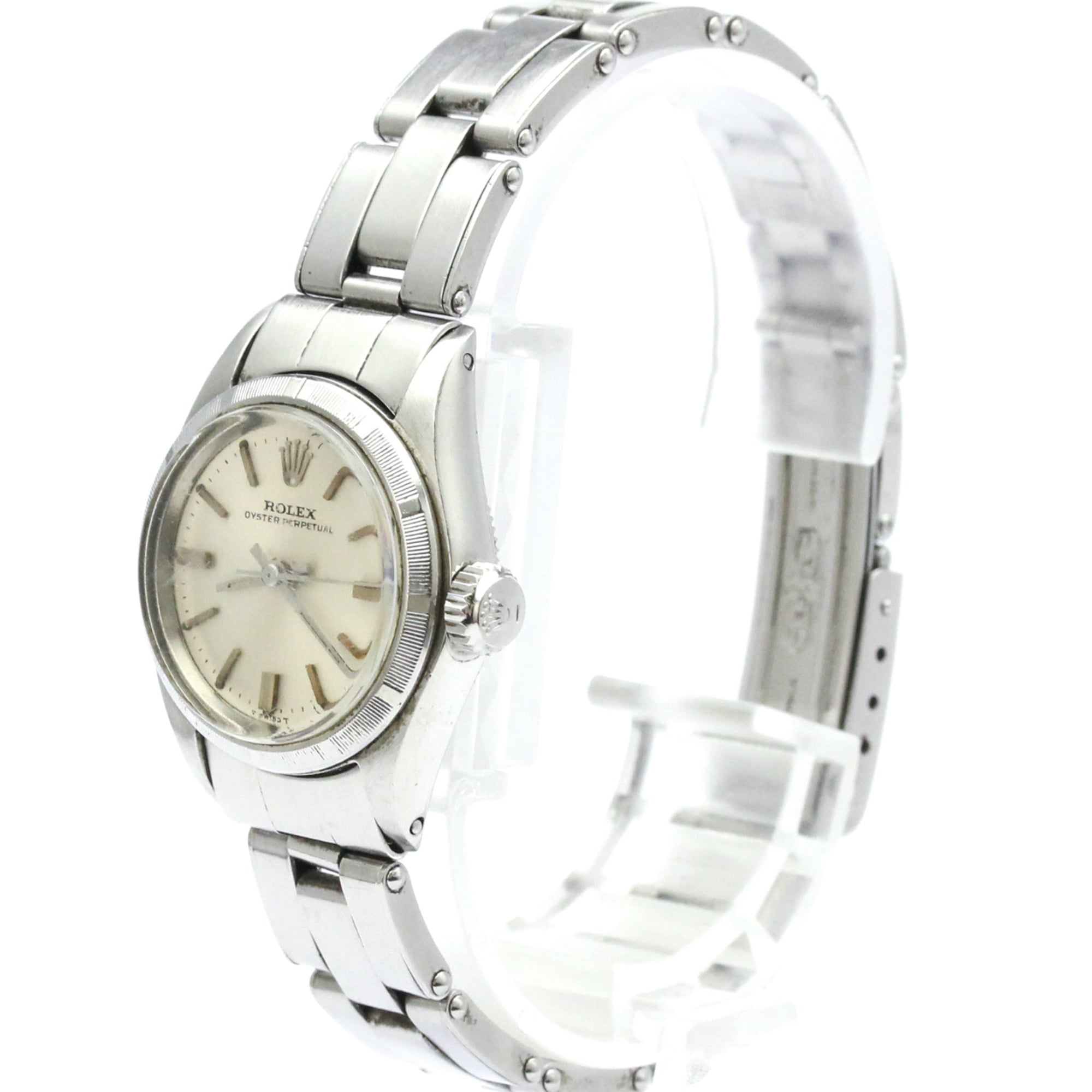 Rolex Oyster 6623 Silver Dial Stainless steel 25mm Watch