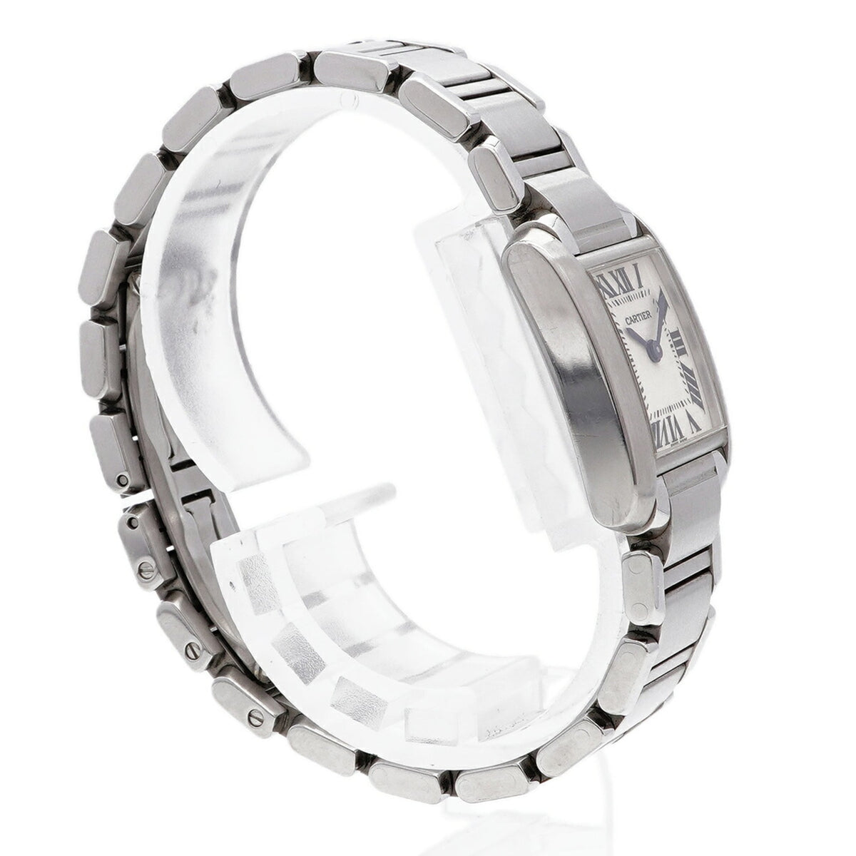 Cartier Tank Française SM W51008Q3 Elfenbein Zifferblatt 20 mm Uhr