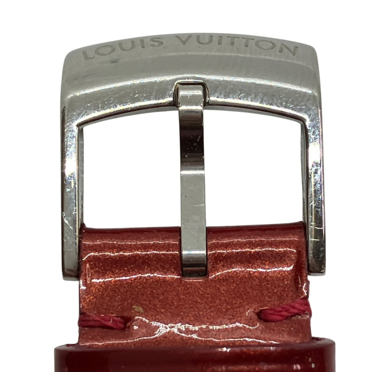 Louis Vuitton Tambour Forever Q121L Rot Zifferblattfarbe 28 mm Uhr