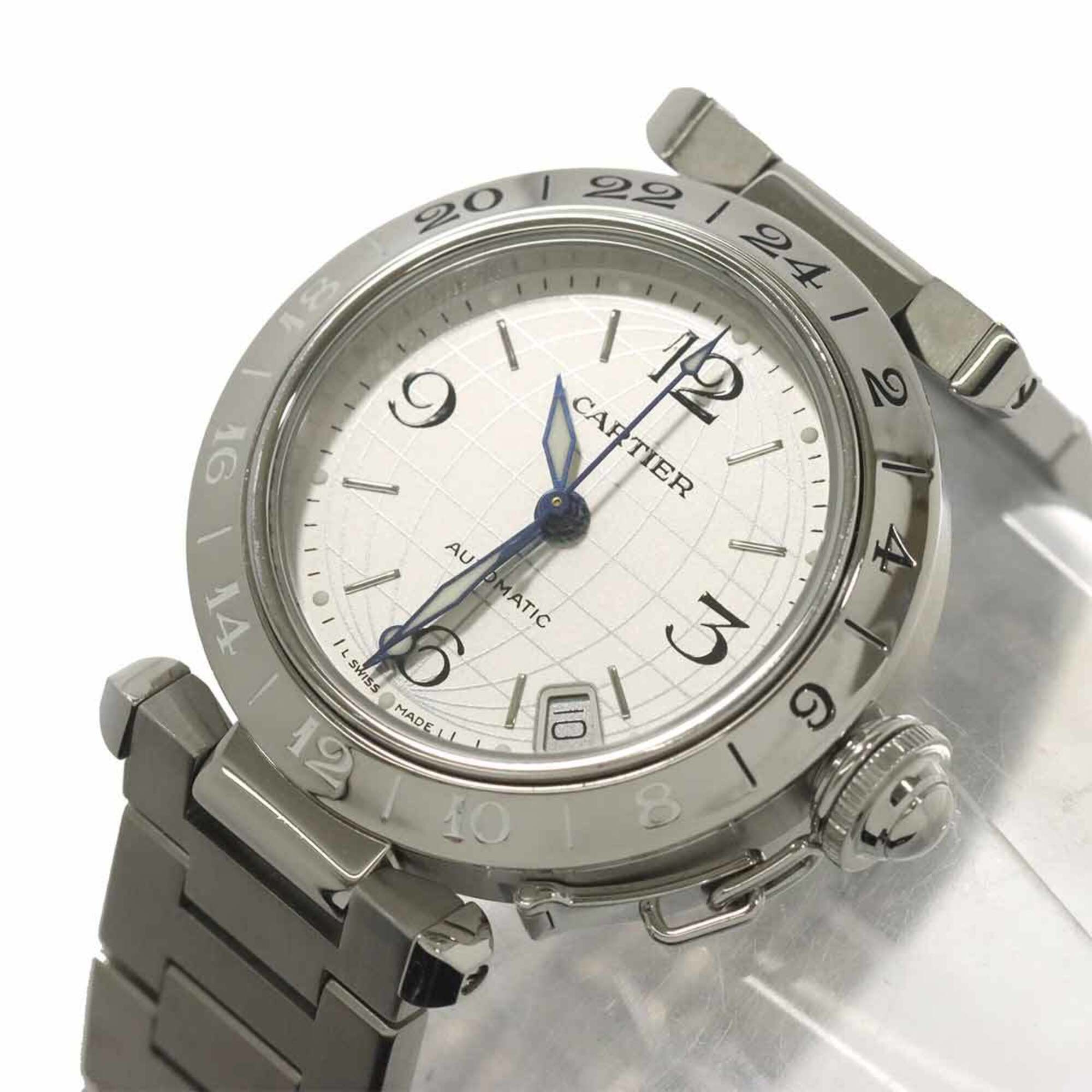 Cartier Pasha W31078M7 Silver Dial 35mm Watch