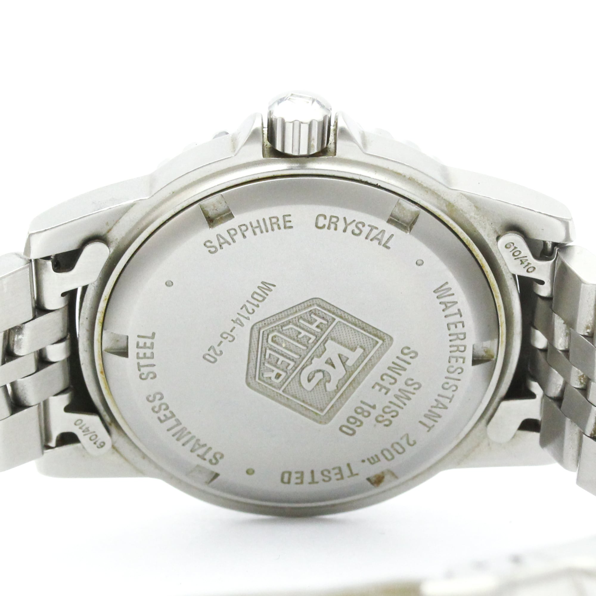 TAG Heuer Professional WD1214 Blue Dial 37mm Watch