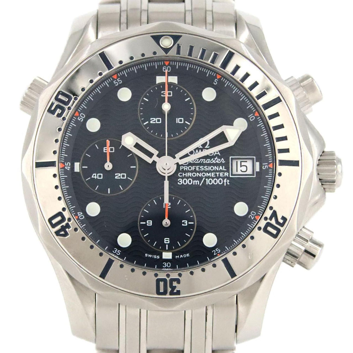 Omega Seamaster Pro Chronograph 2598.8 Blue Dial 42mm Watch