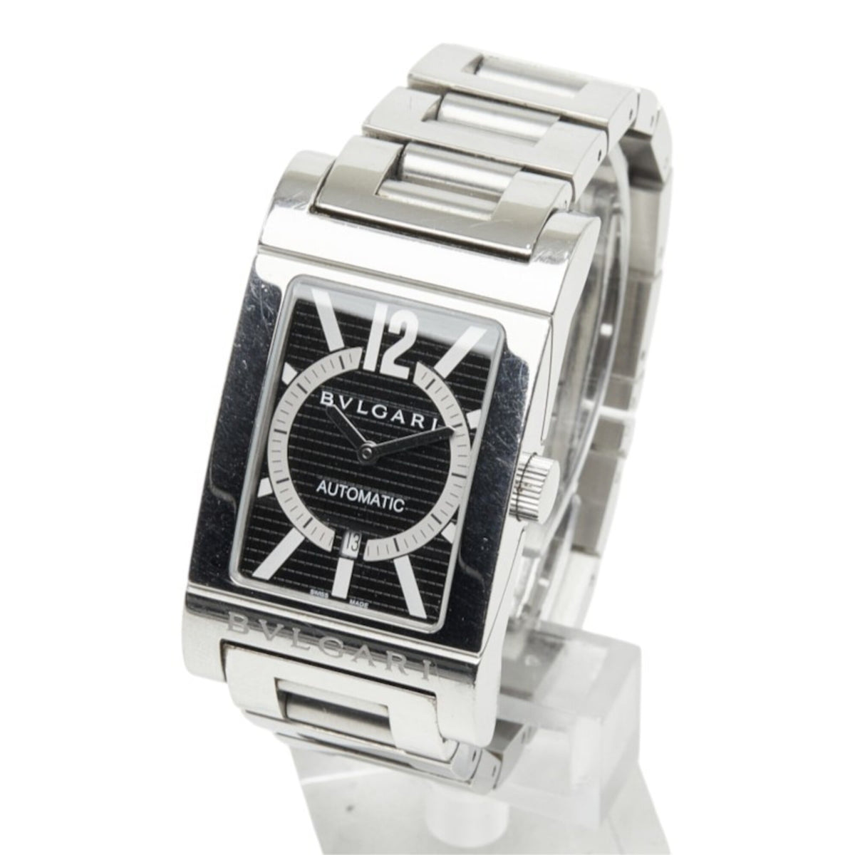 Bulgari Rettangolo RT45S Black Dial 26mm Watch