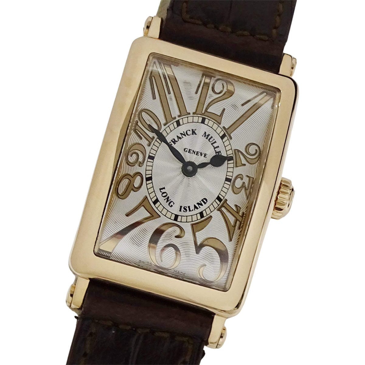 Montre Franck Muller Long Island 902QZ, cadran argenté, 23 mm