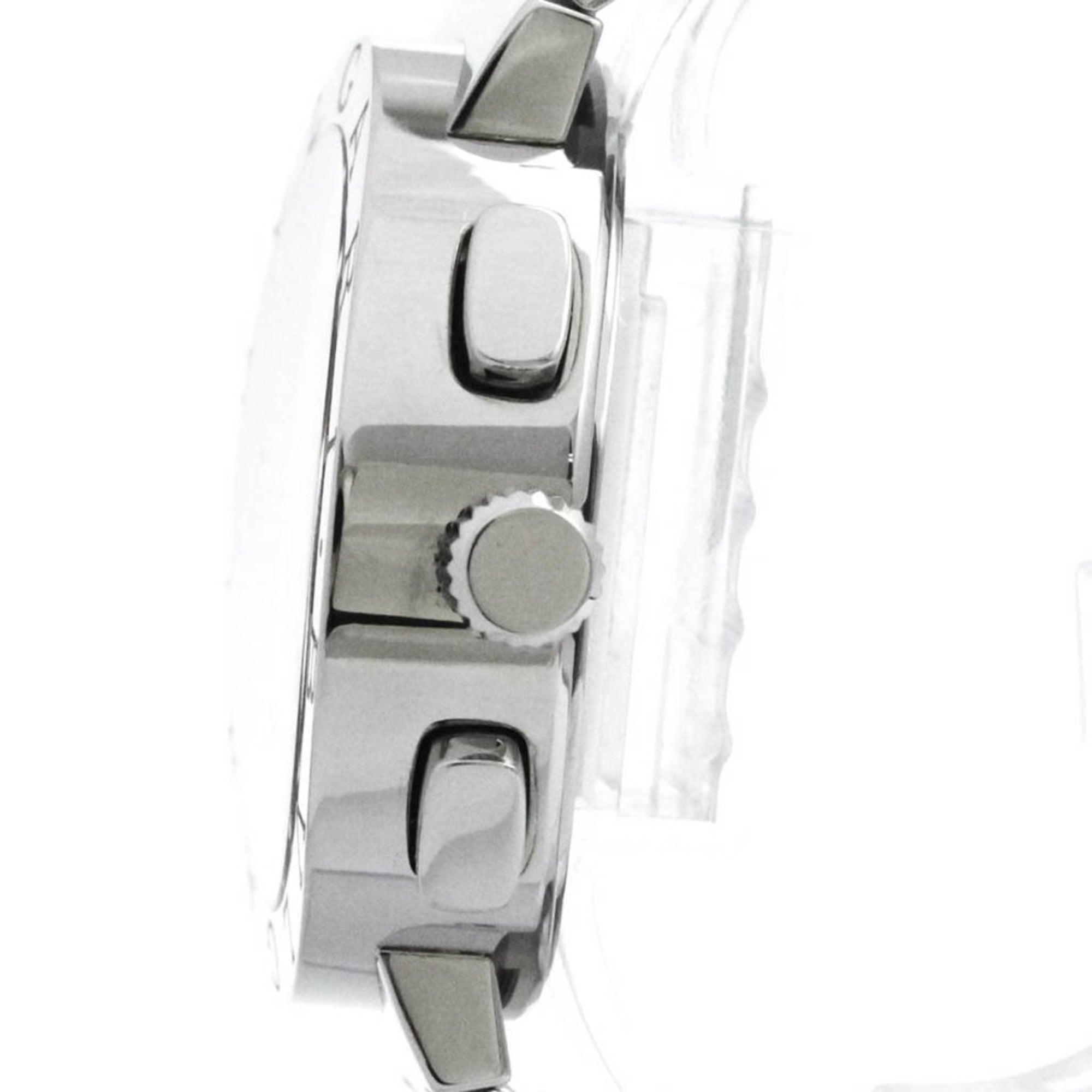 Polished BVLGARI BVLGARI-BVLGARI Chronograph Automatic Watch BB42SSCH BF580420
