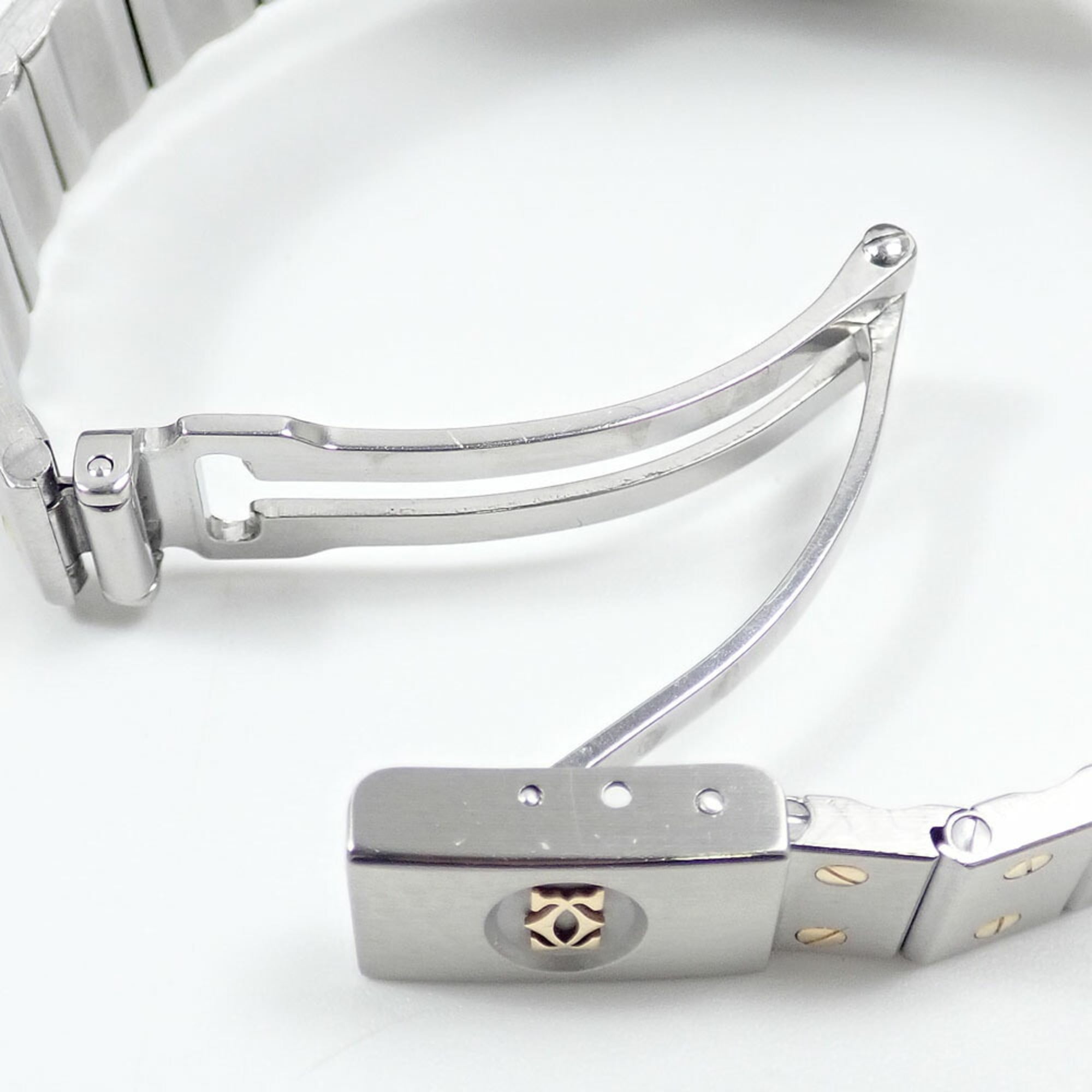 Cartier Santos Octagon SM Ladies Quartz Watch, Stainless Steel & 18K Yellow Gold, W2001683/187903, Battery Operated