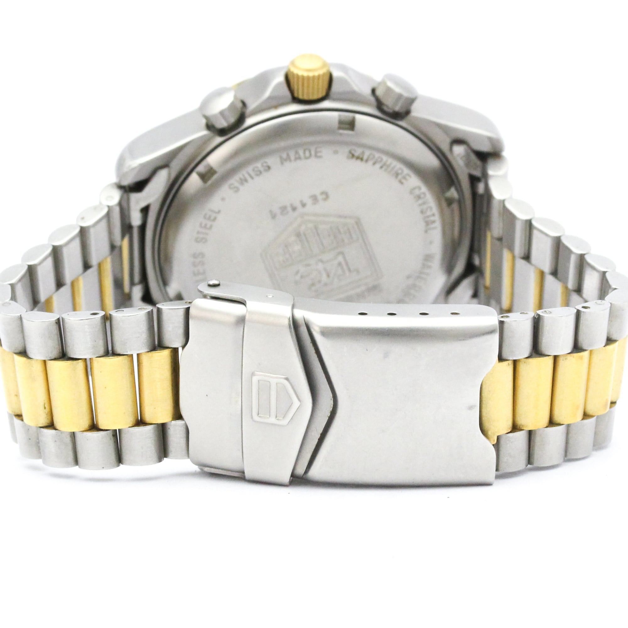 TAG HEUER 2000 Professional Chronograph Gold Plated Steel Watch CE1121